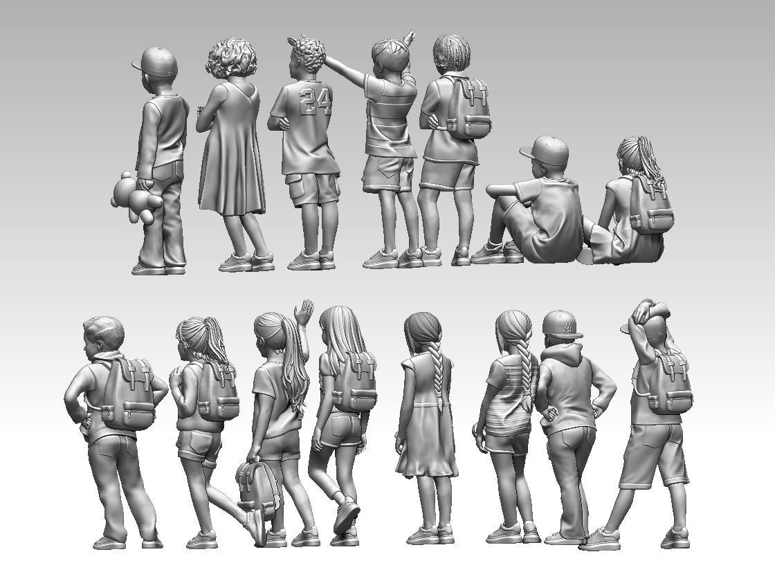 children 3D print model_8