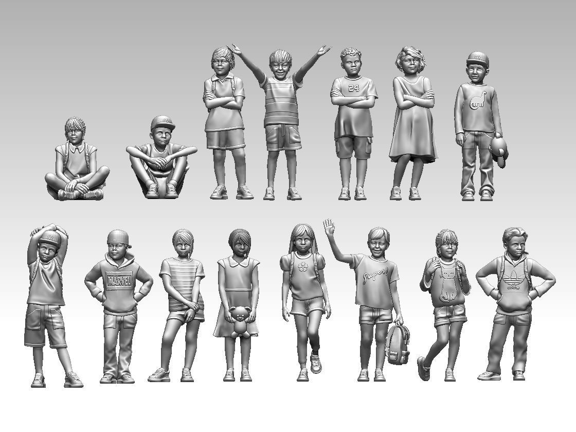 children 3D print model_12