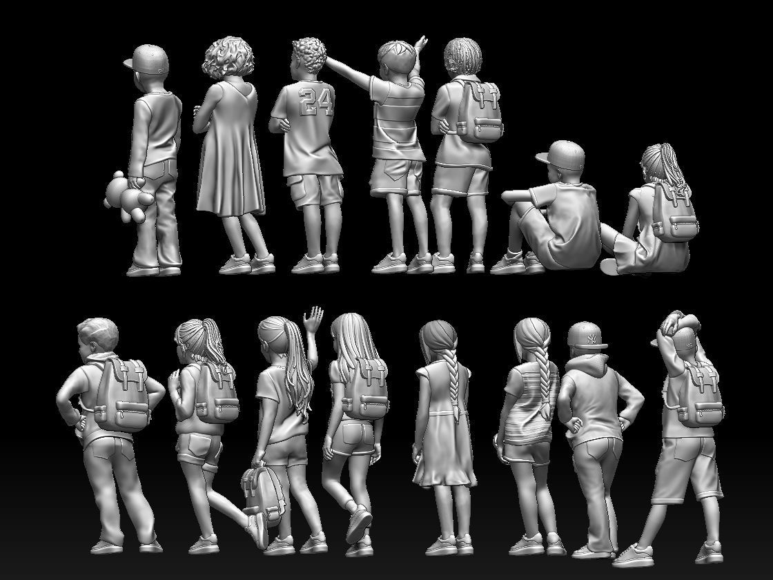 children 3D print model_22