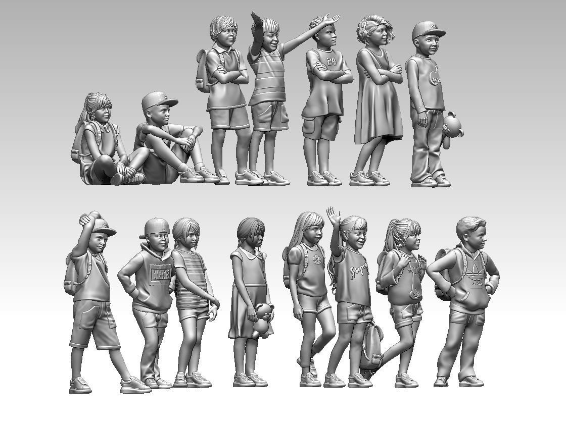 children 3D print model_9