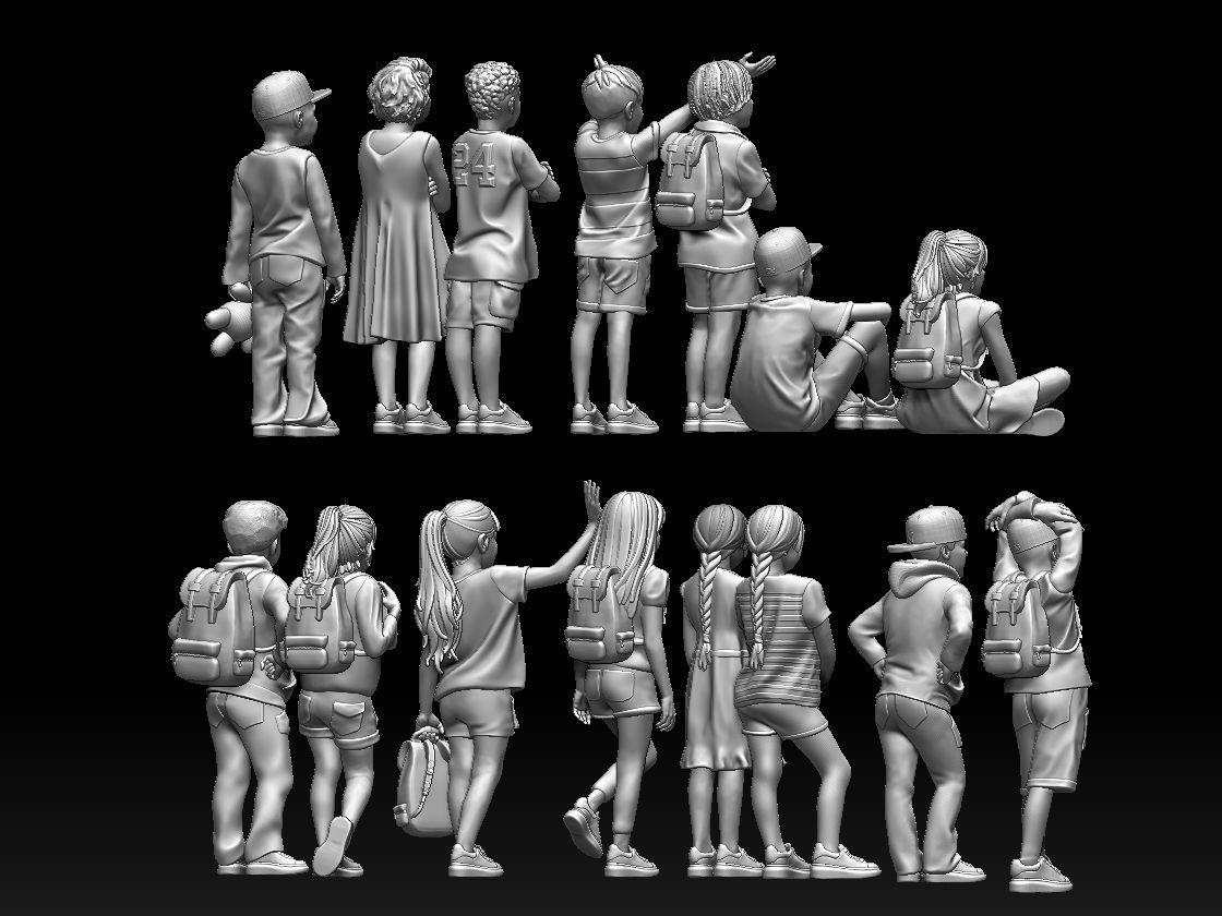 children 3D print model_17