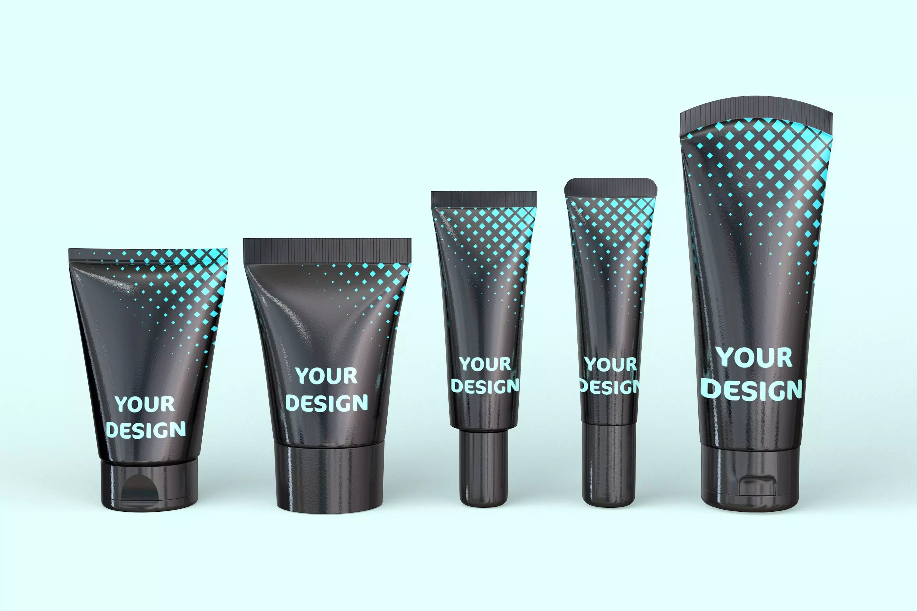 Cosmetic Tubes 3D model