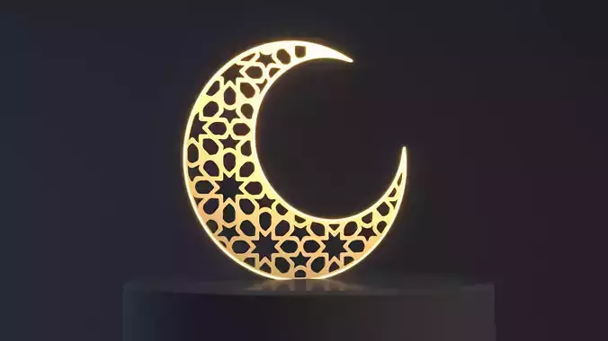 Islamic Ramadan Decoration Crescent Moon