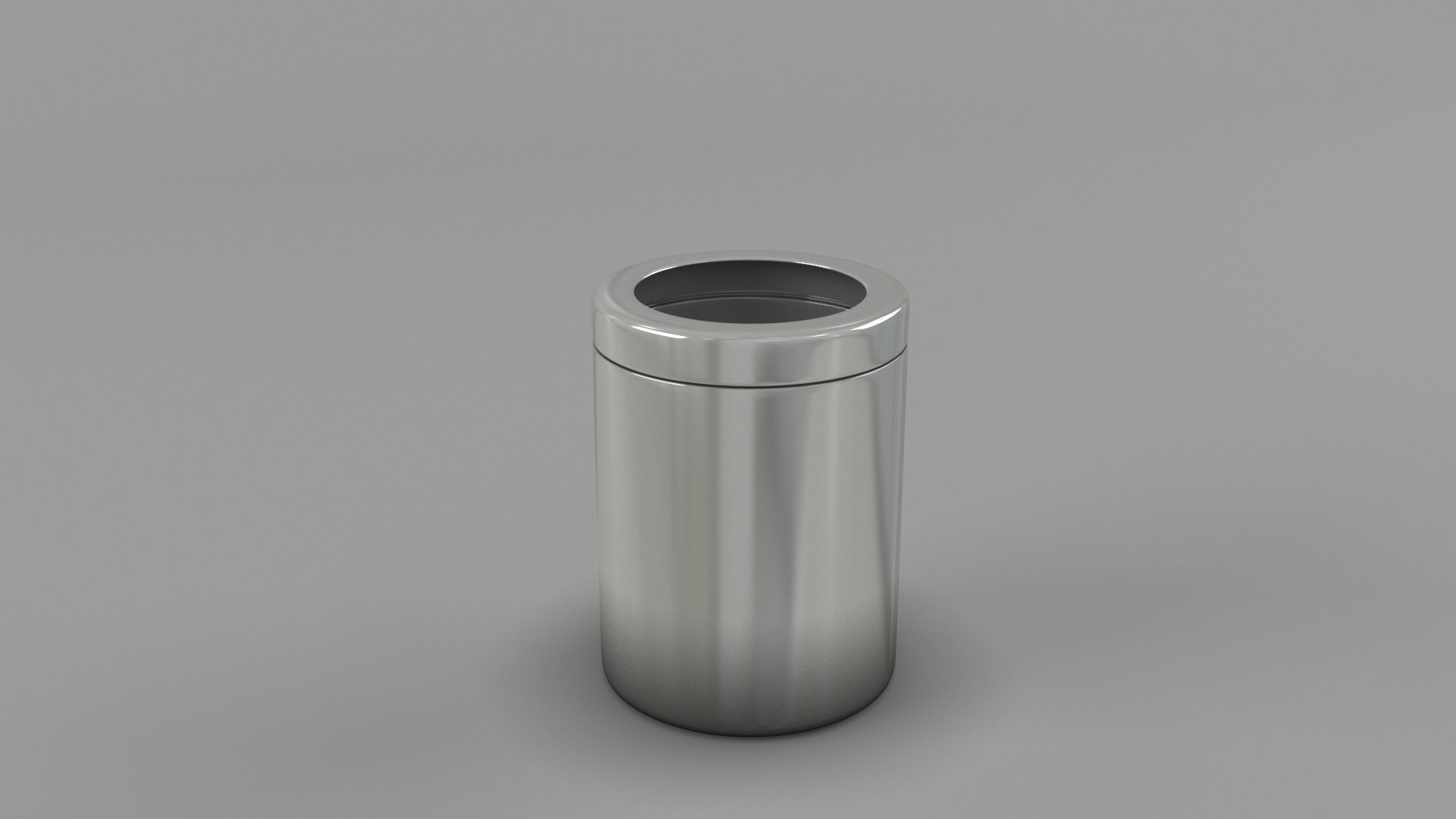 Trash bin and crumpled paper collection 3D model_11