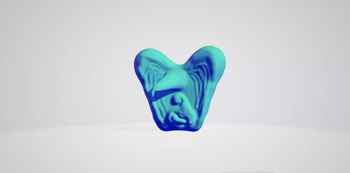 IMSS logo 3D model