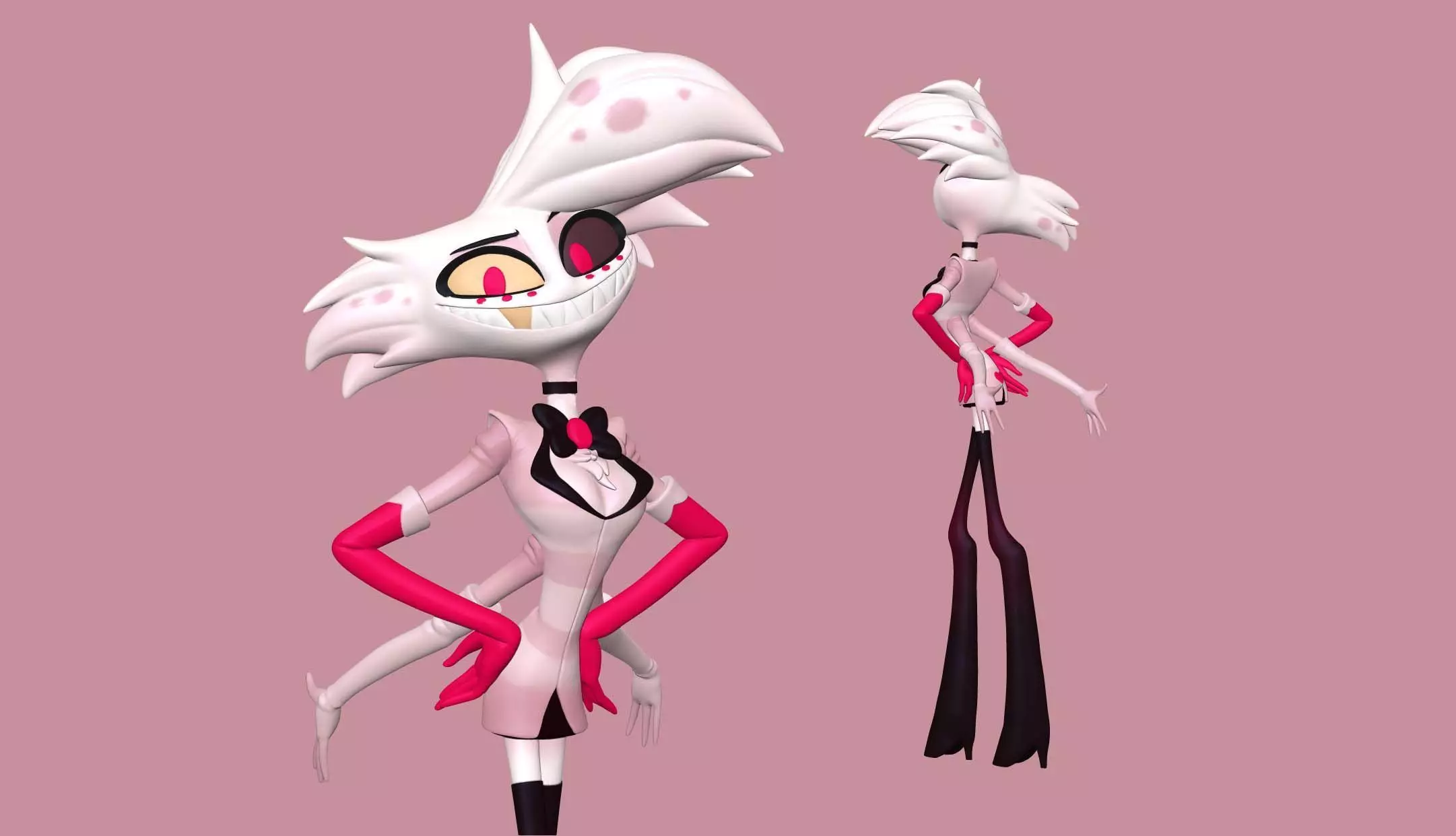 Angel Dust Hazbin Hotel 3D print model_0