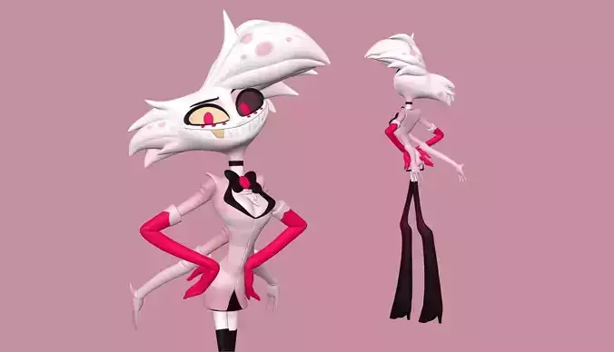 Angel Dust Hazbin Hotel 3D print model