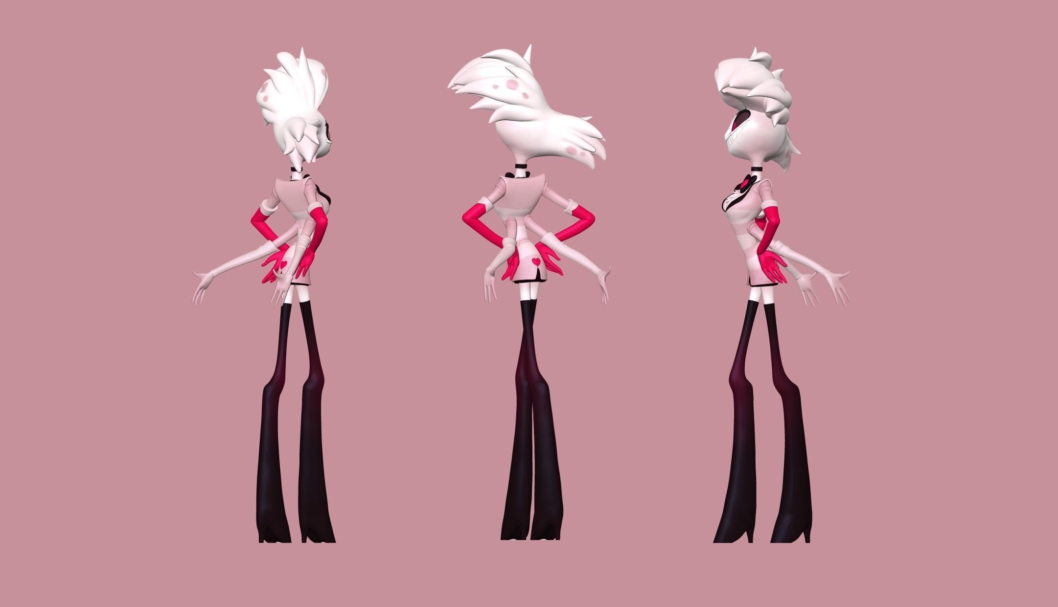 Angel Dust Hazbin Hotel 3D print model_4