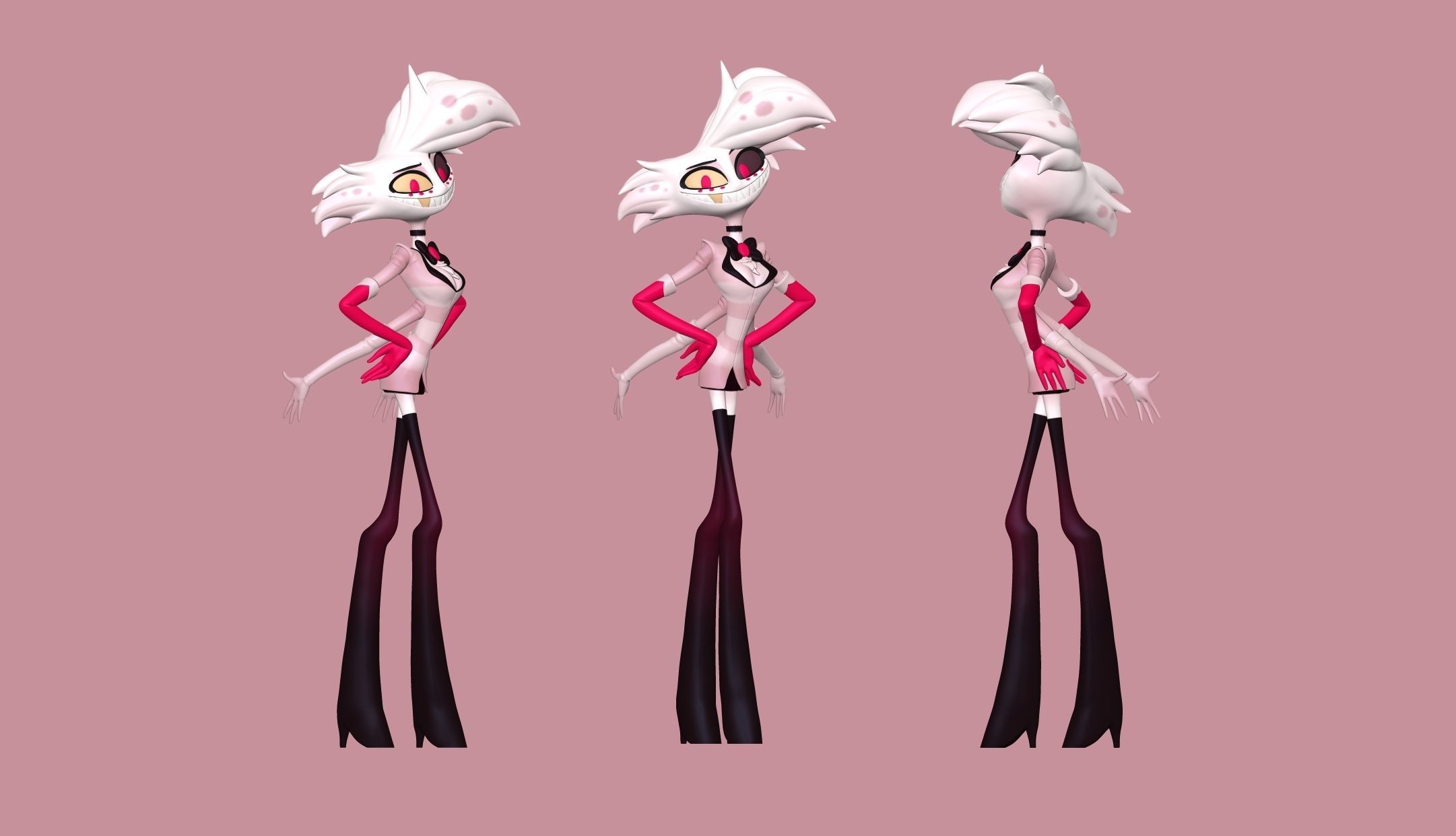 Angel Dust Hazbin Hotel 3D print model_3