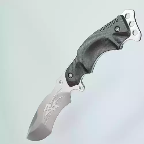 Knife Low-poly 3D model