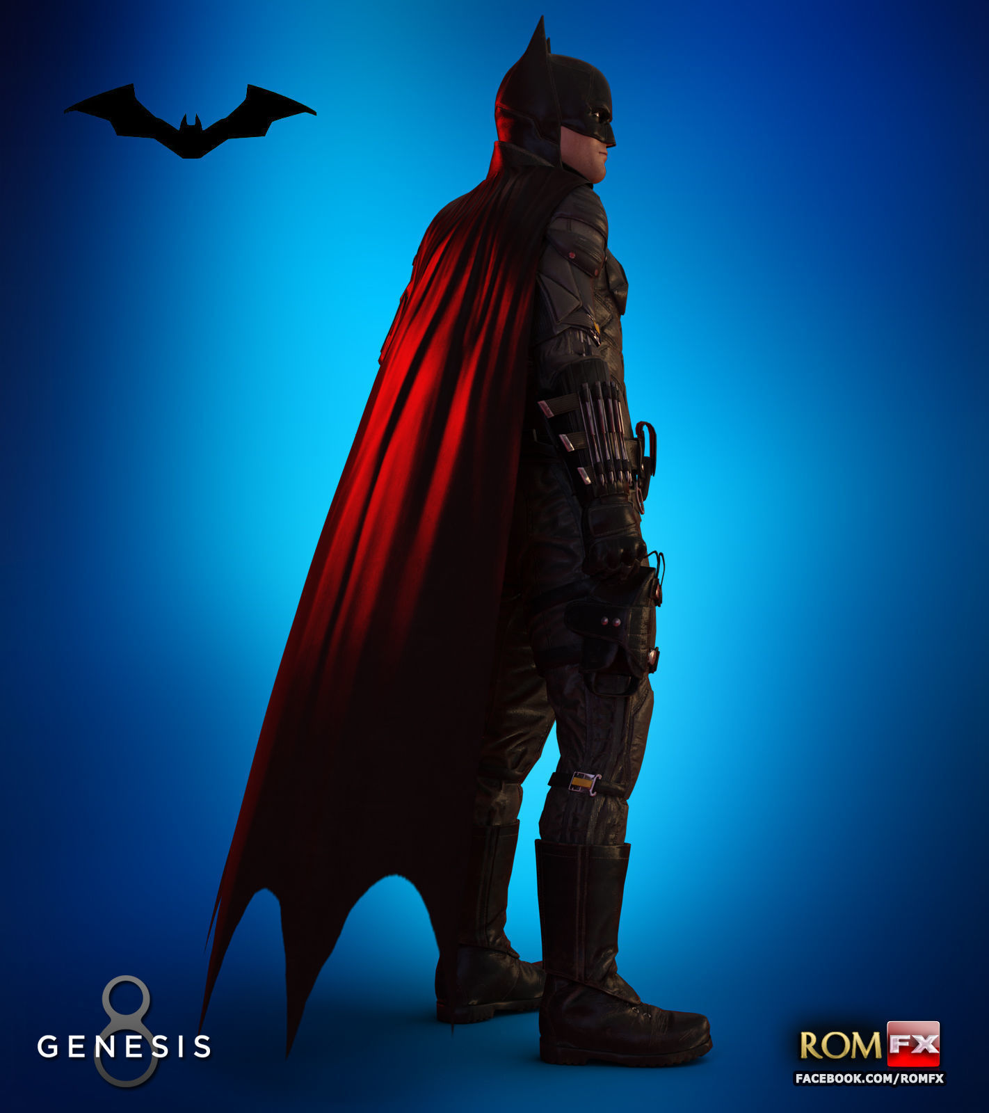 RFX The Batman For G8M and G81M 3D model_2