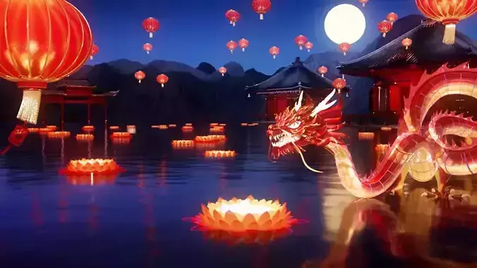 Dragon Lantern festival