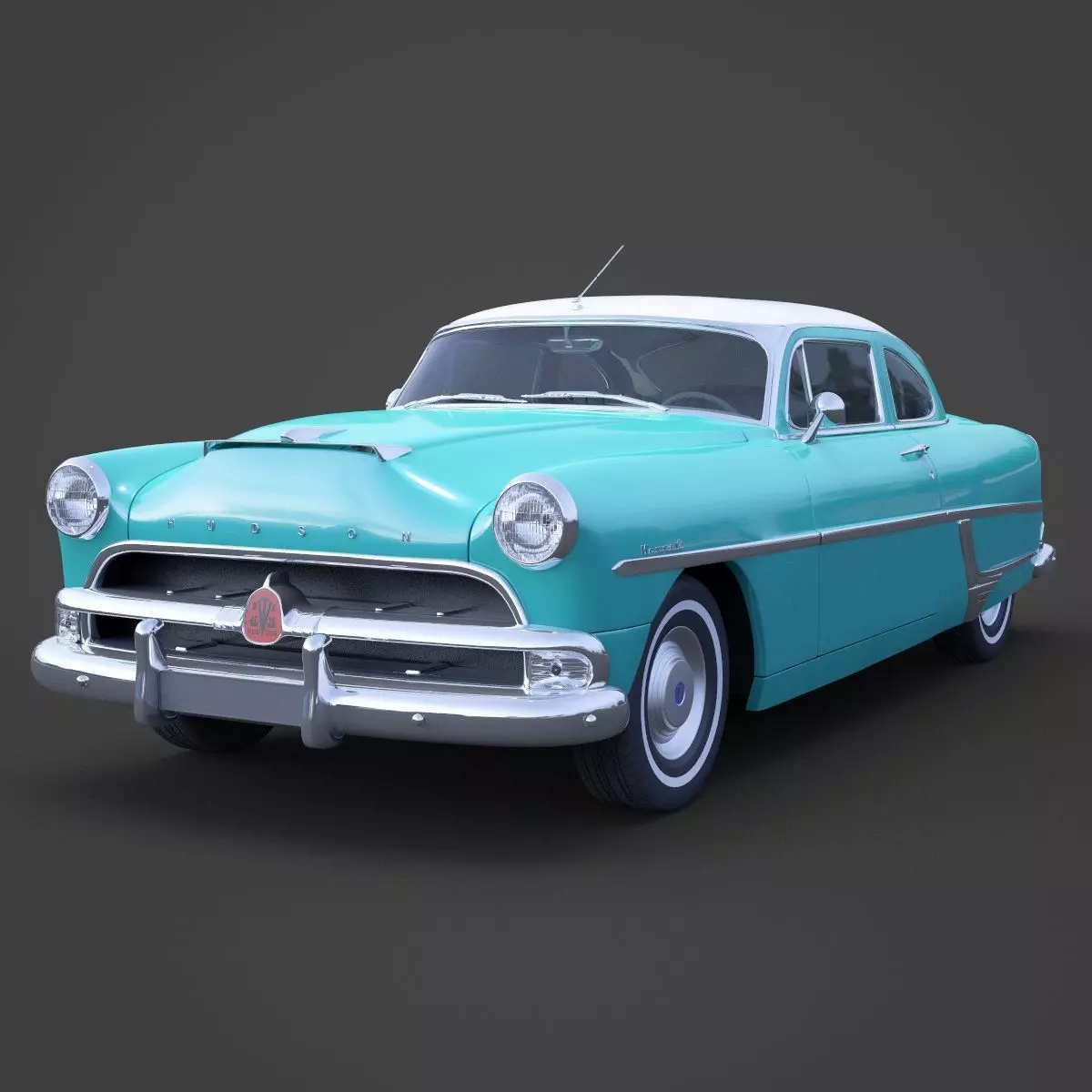 Hudson Hornet 2door 1954 3D model