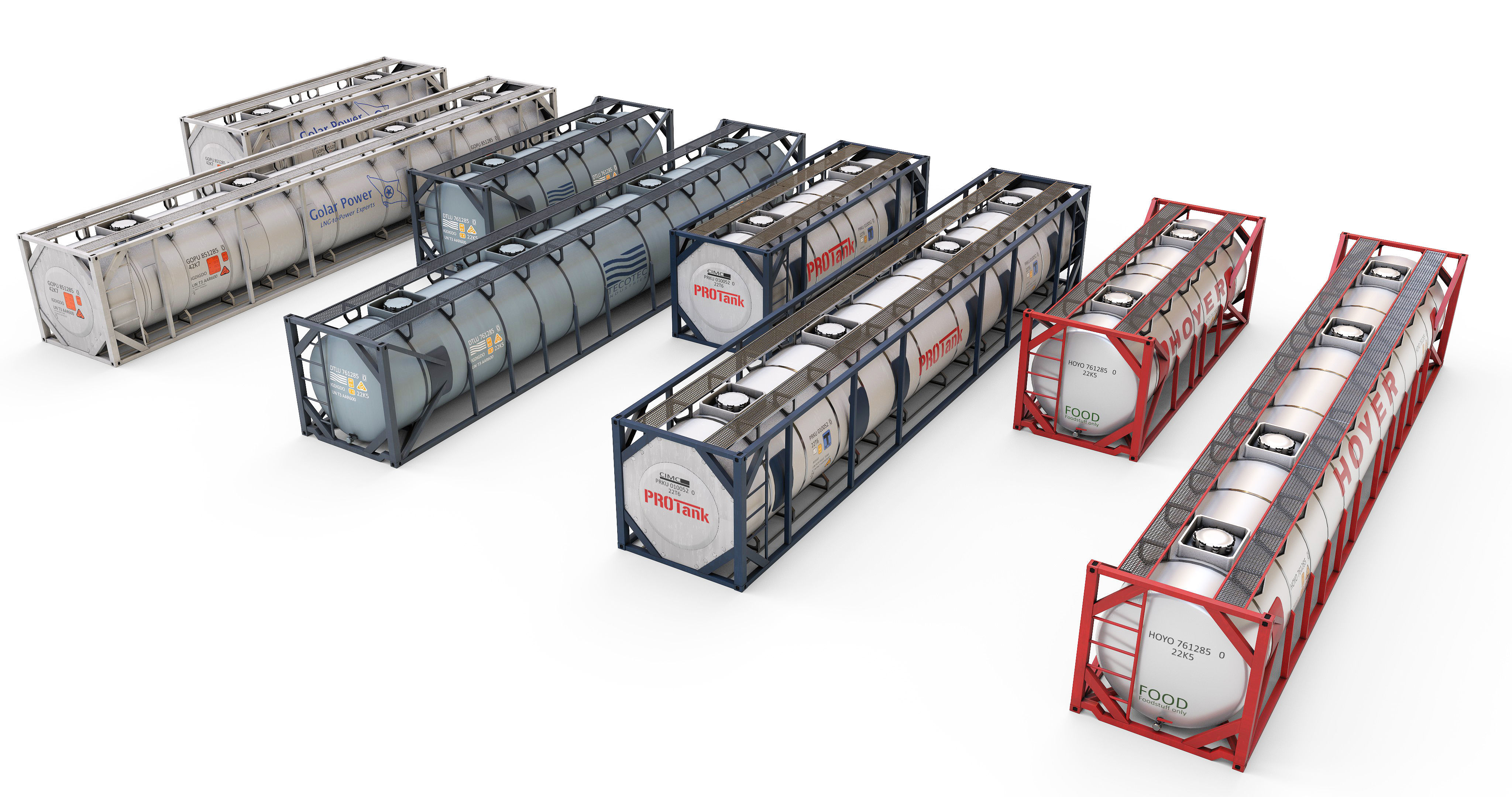 Tank Containers 3D model_1