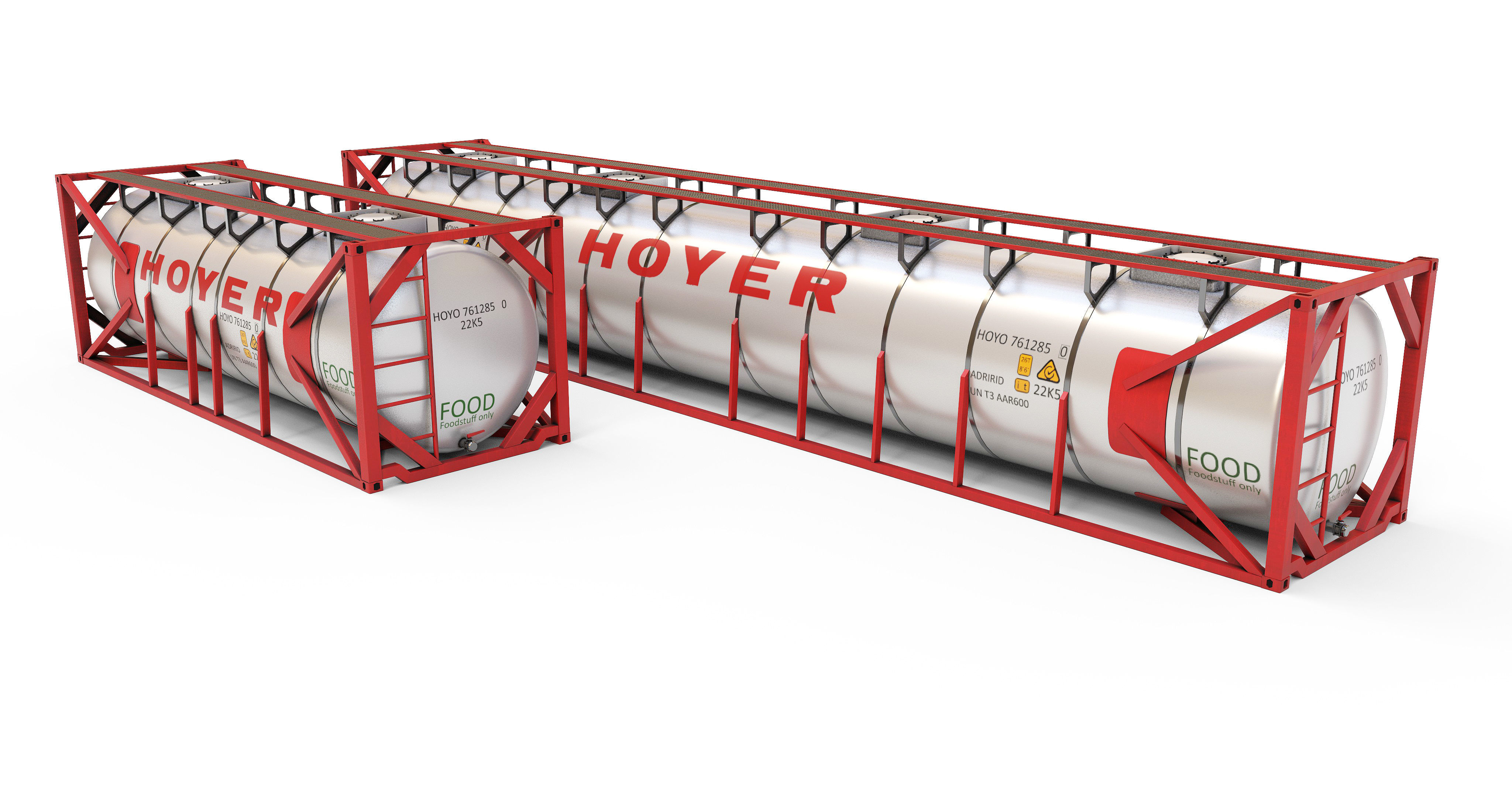 Tank Containers 3D model_2