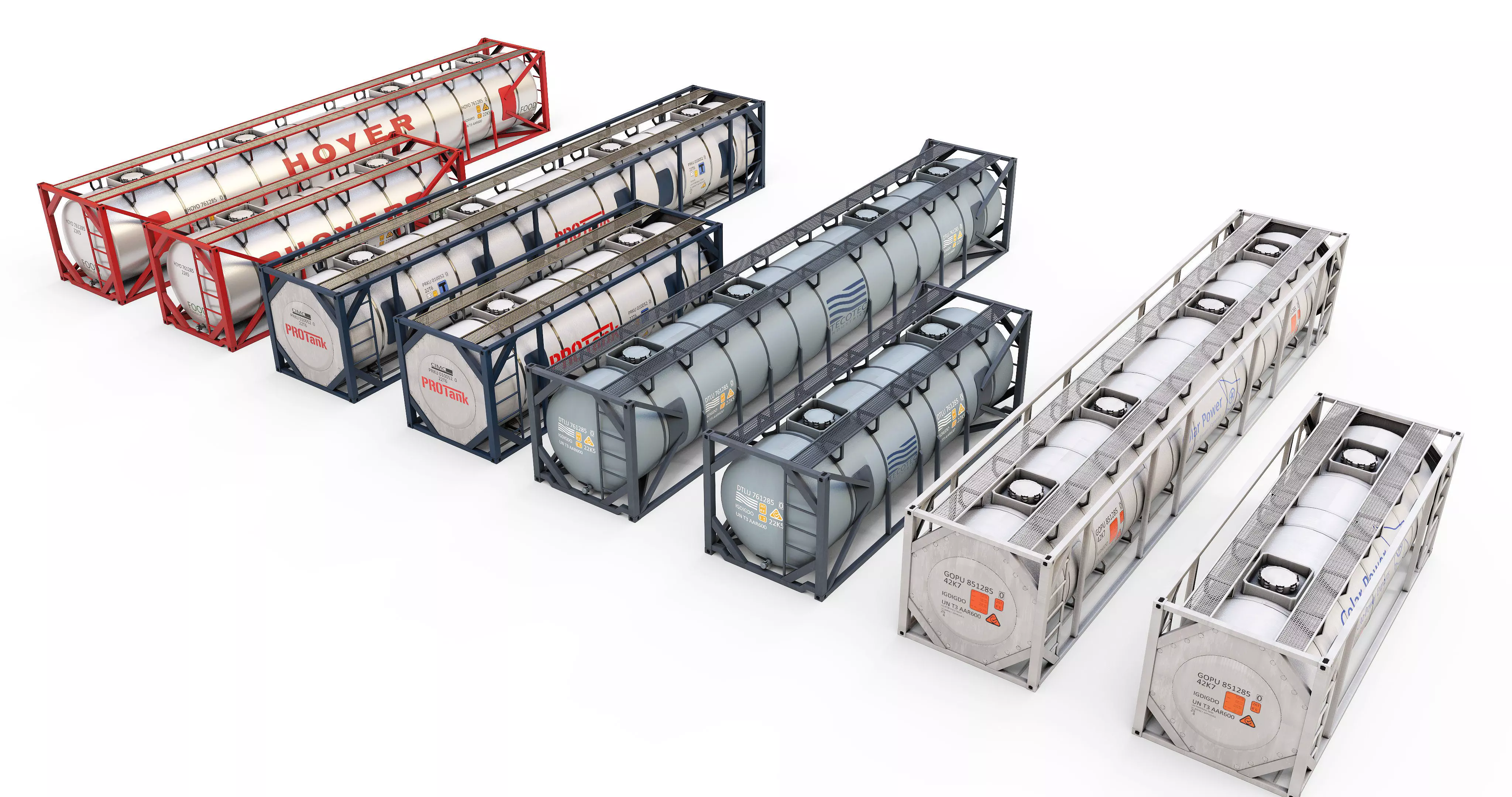 Tank Containers 3D model_0