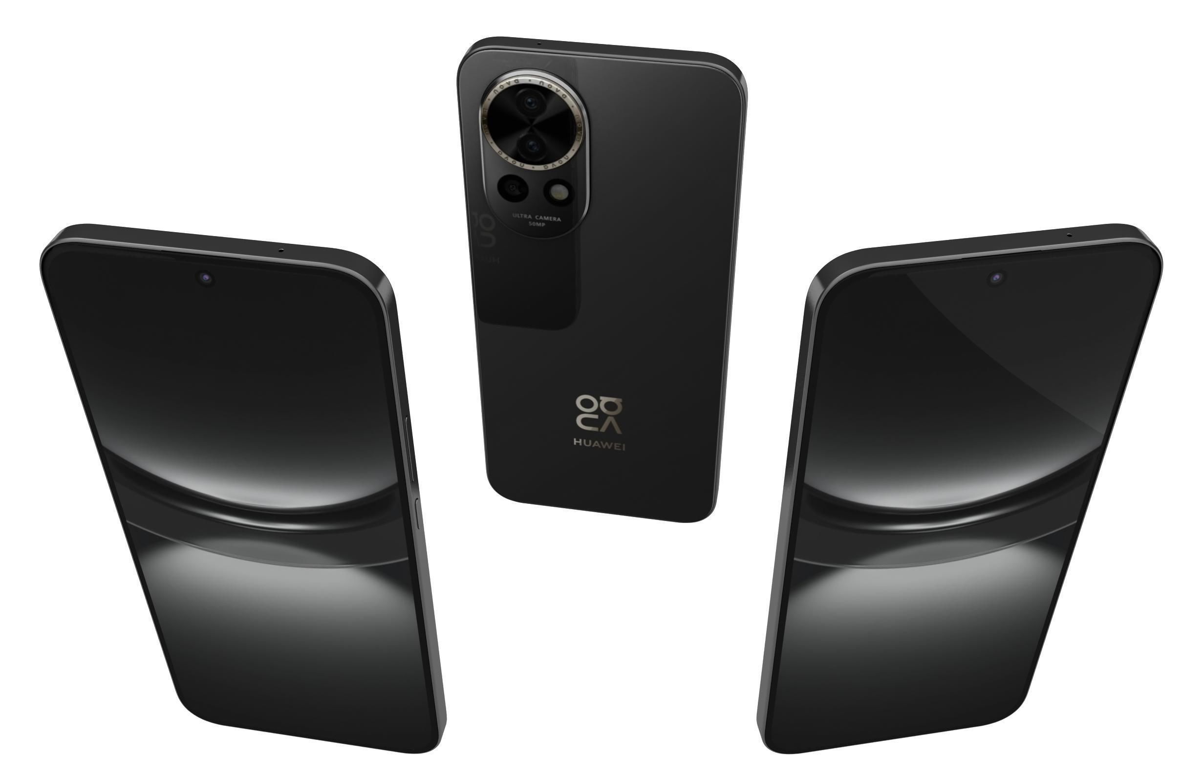Huawei Nova 12 Black 3D model_1