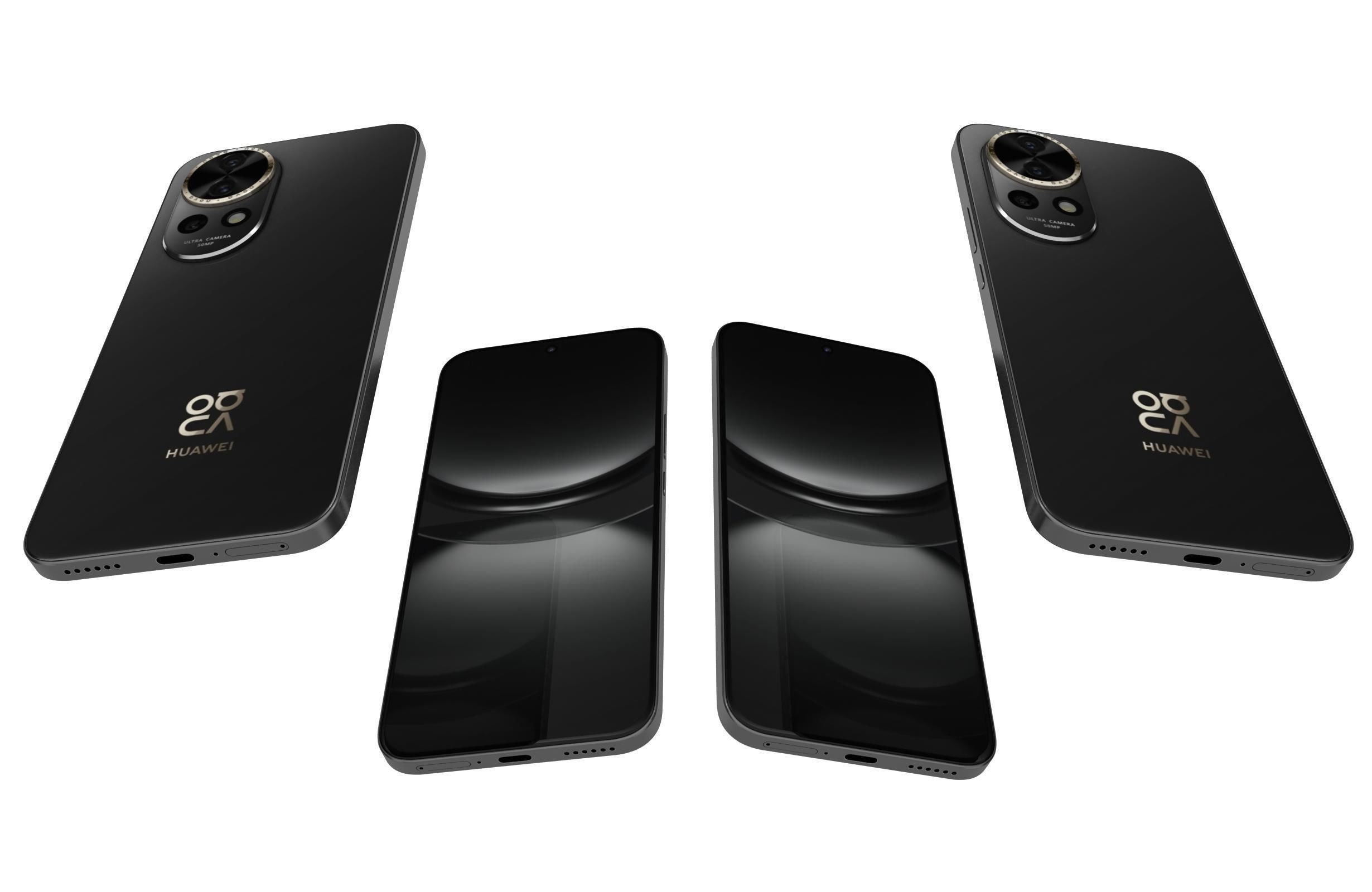 Huawei Nova 12 Black 3D model_4