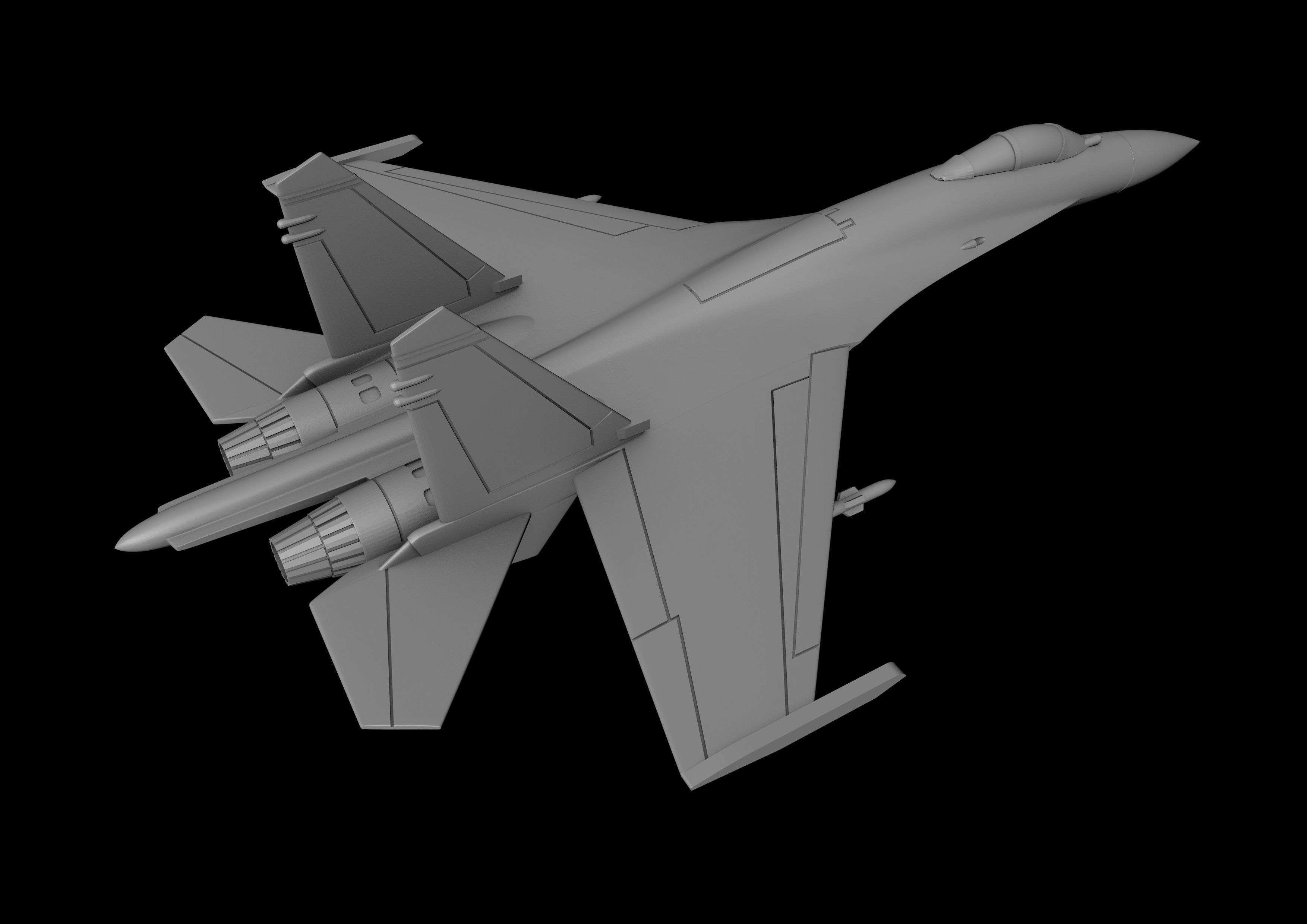 SU-27 FLANKER SCALE 1-72 Printable Files 3D print model_12