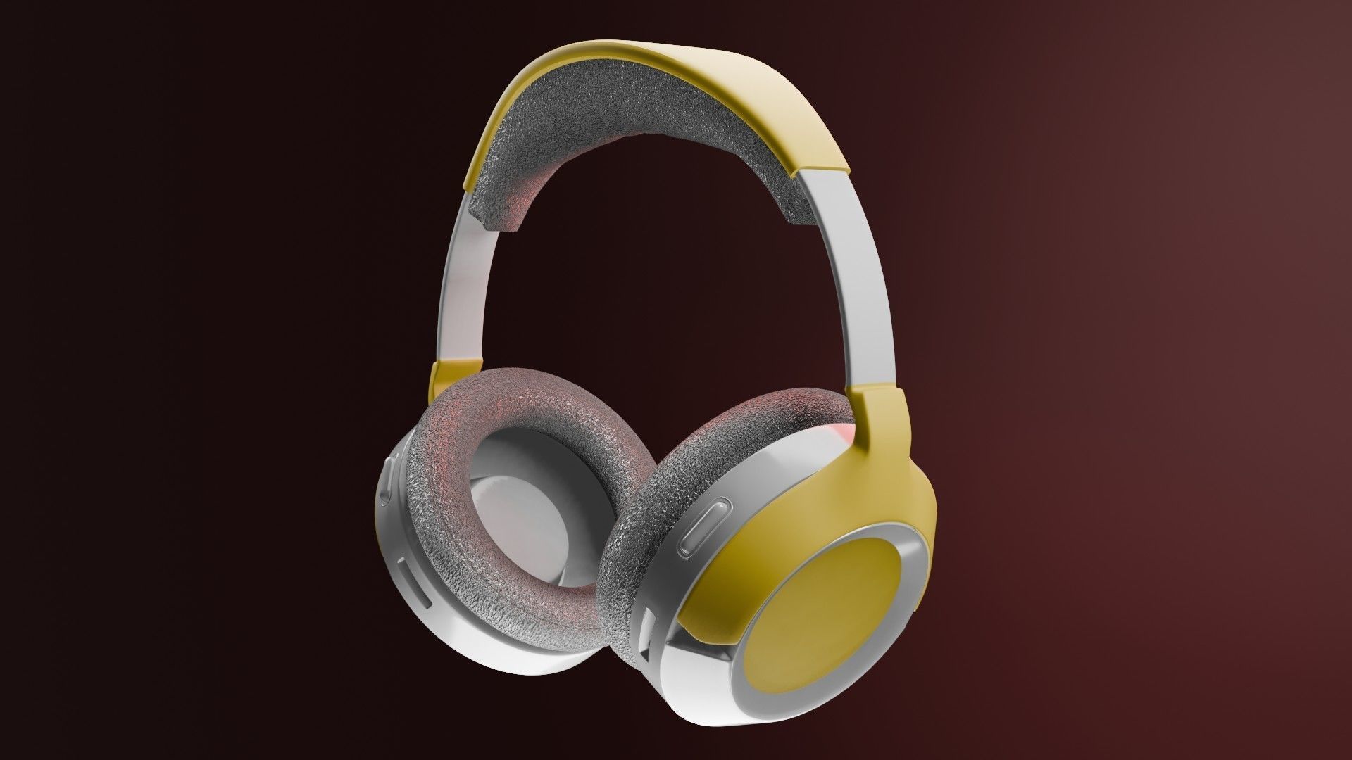 AIRPODS Headphone Low-poly 3D model_4