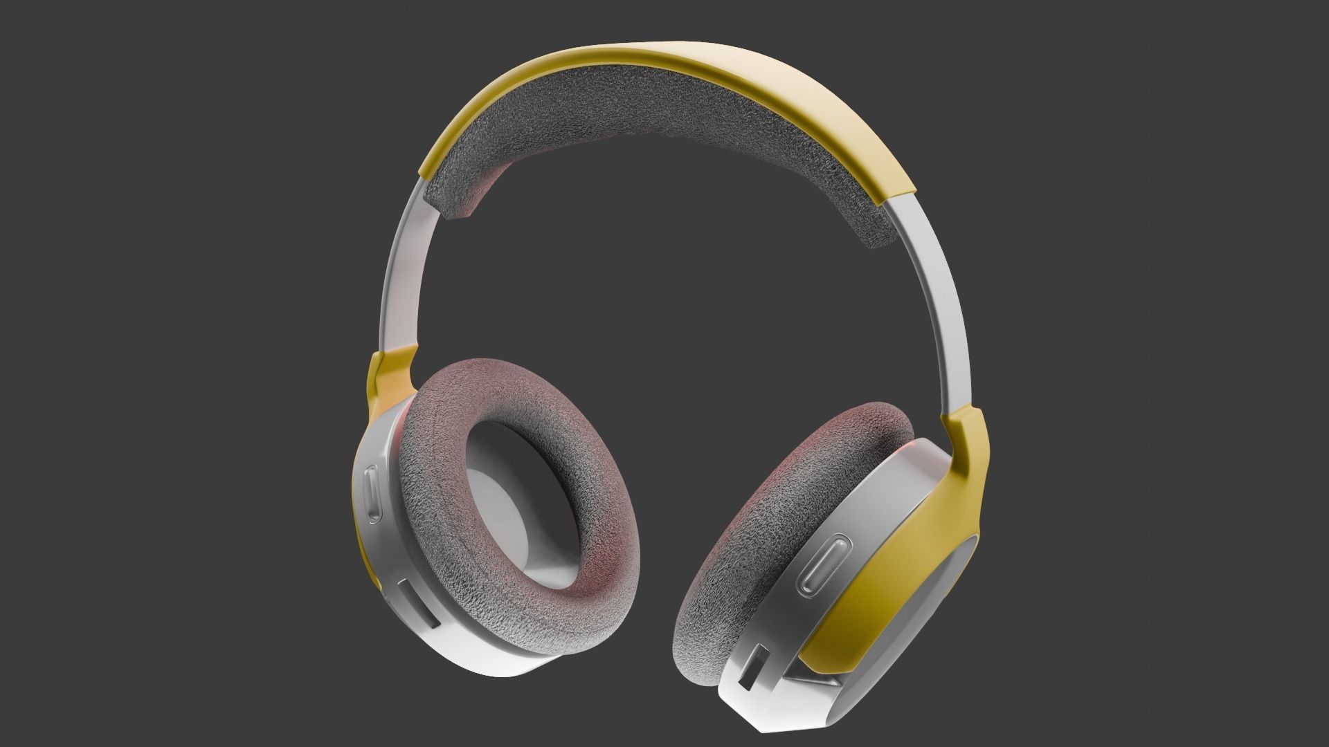 AIRPODS Headphone Low-poly 3D model_6