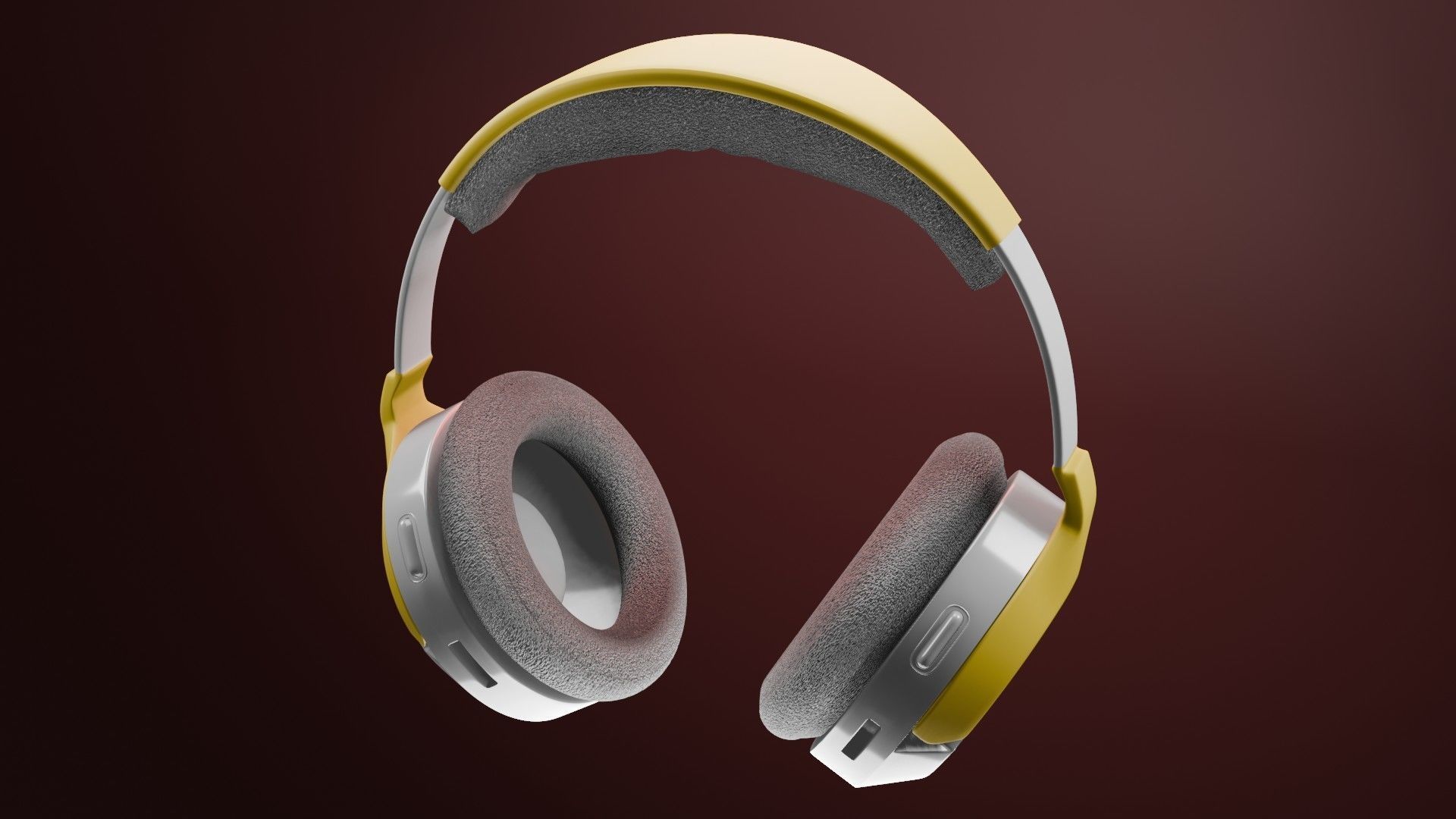 AIRPODS Headphone Low-poly 3D model_2