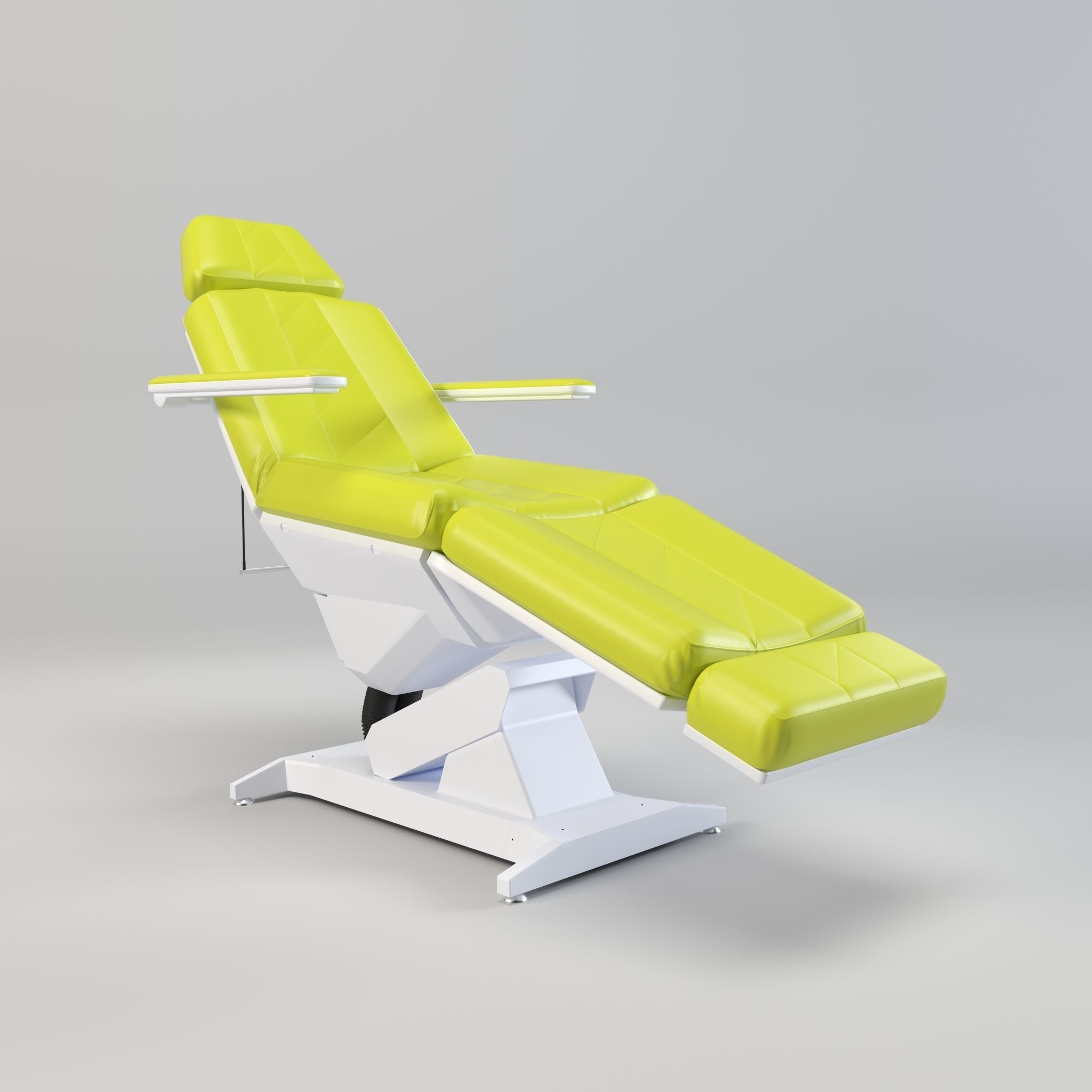 Multipurpose electric adjustable chair Low-poly 3D model_4