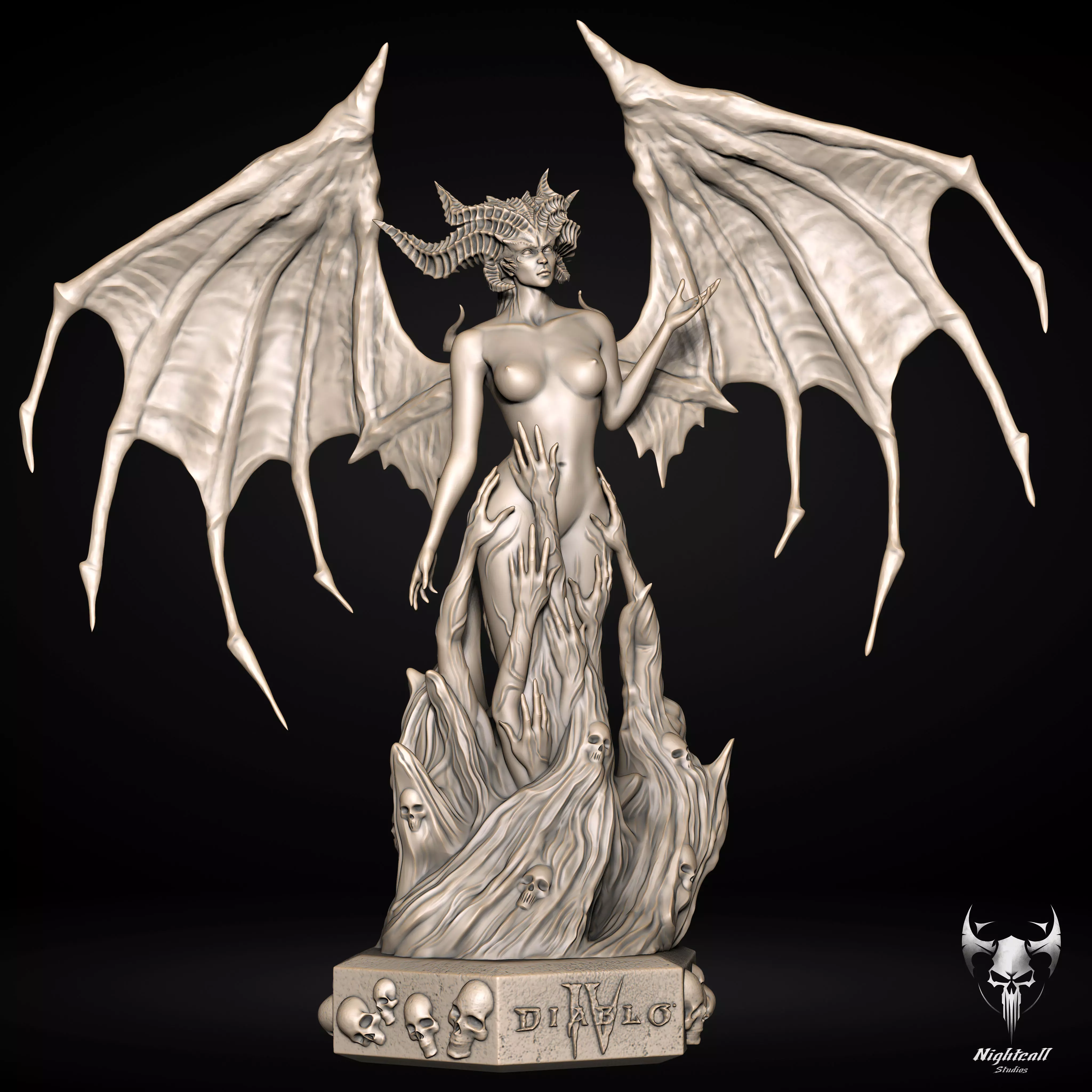 Lilith - Daughter of Hatred 3D print model 3D print model_1