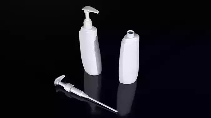 Realistic model of a Lotion Bottle Tube