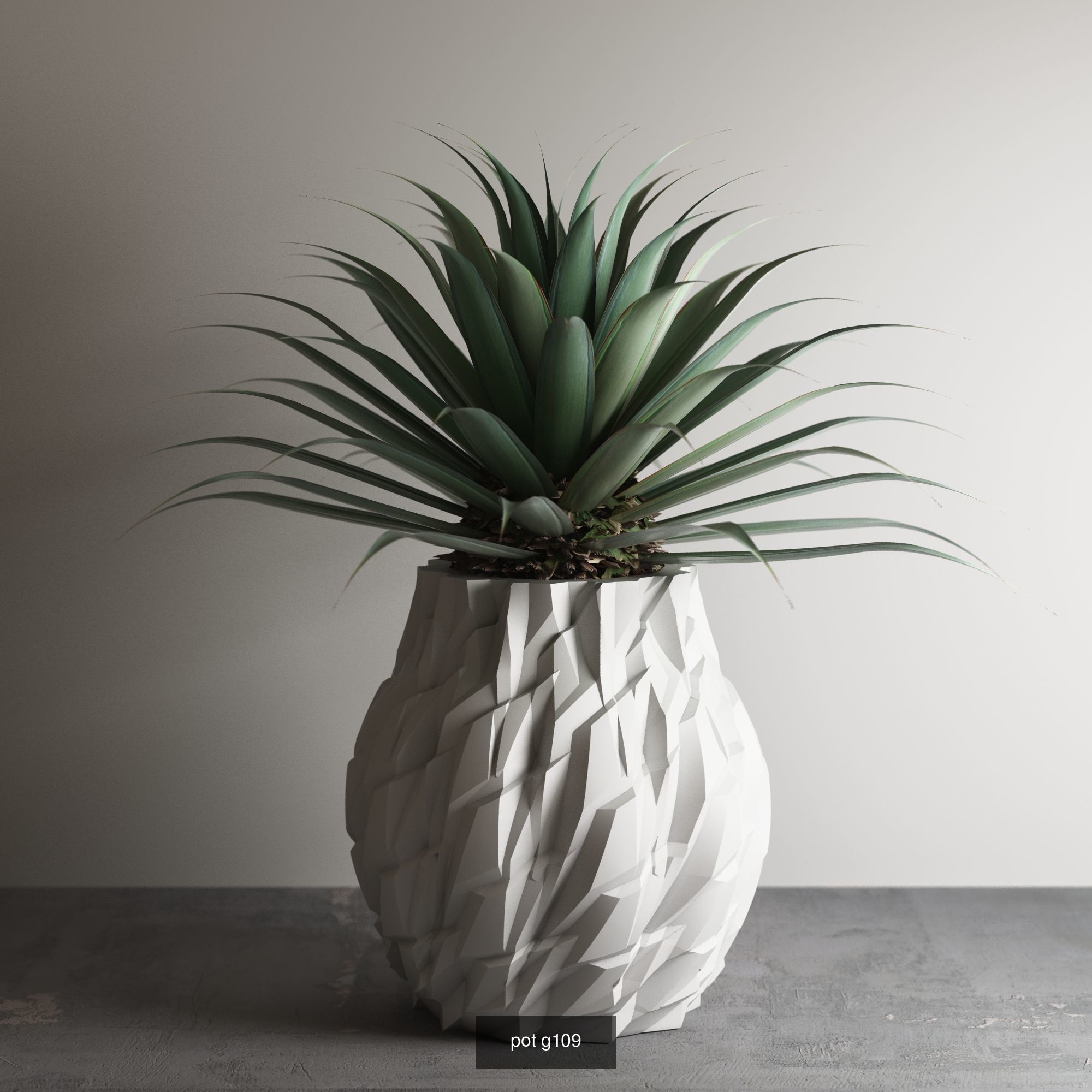 74 huge pot vase collection 3d print model a01 _26