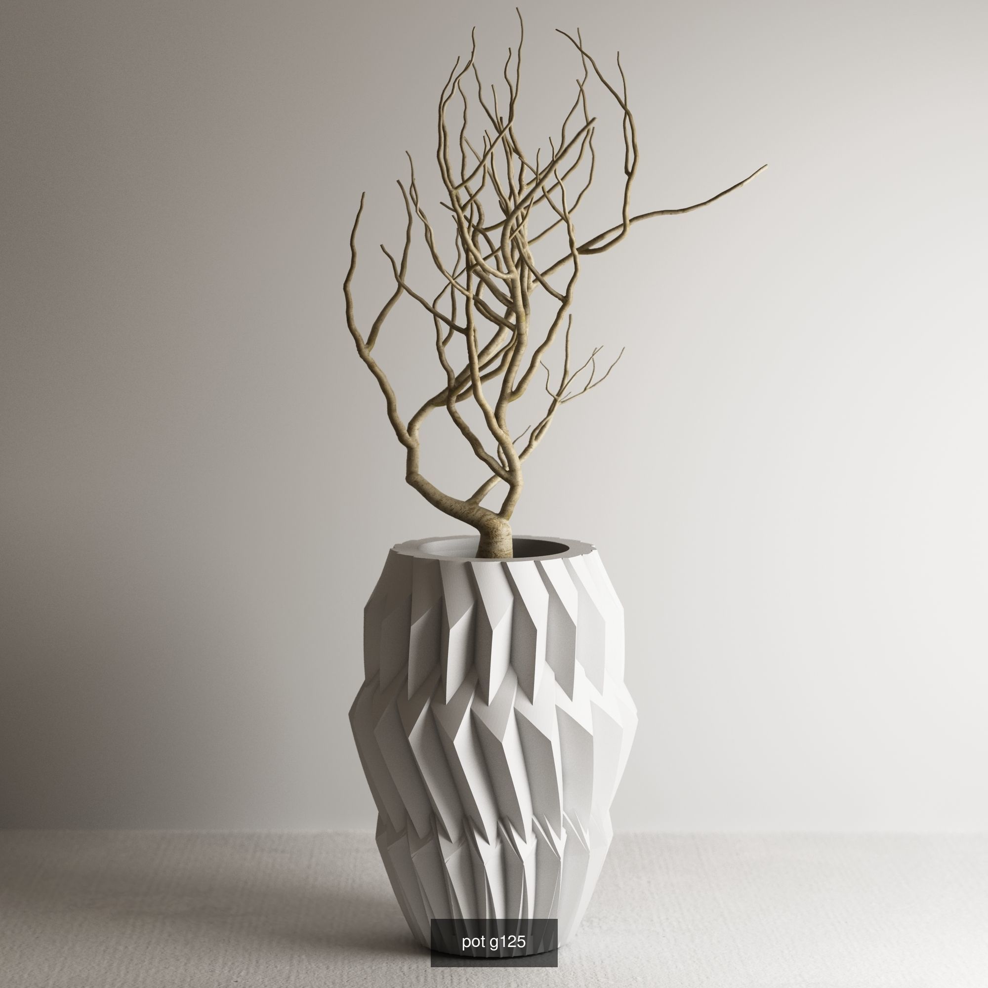 74 huge pot vase collection 3d print model a01 _10