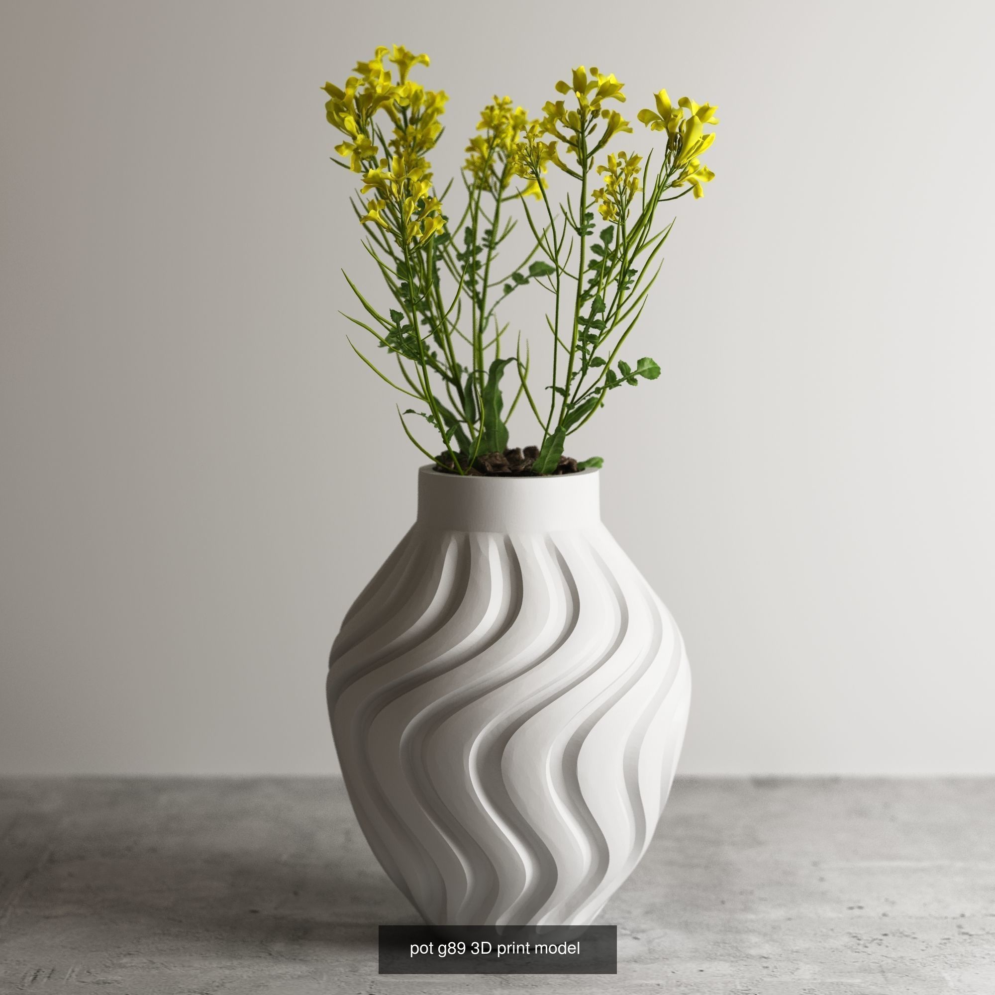 74 huge pot vase collection 3d print model a01 _45