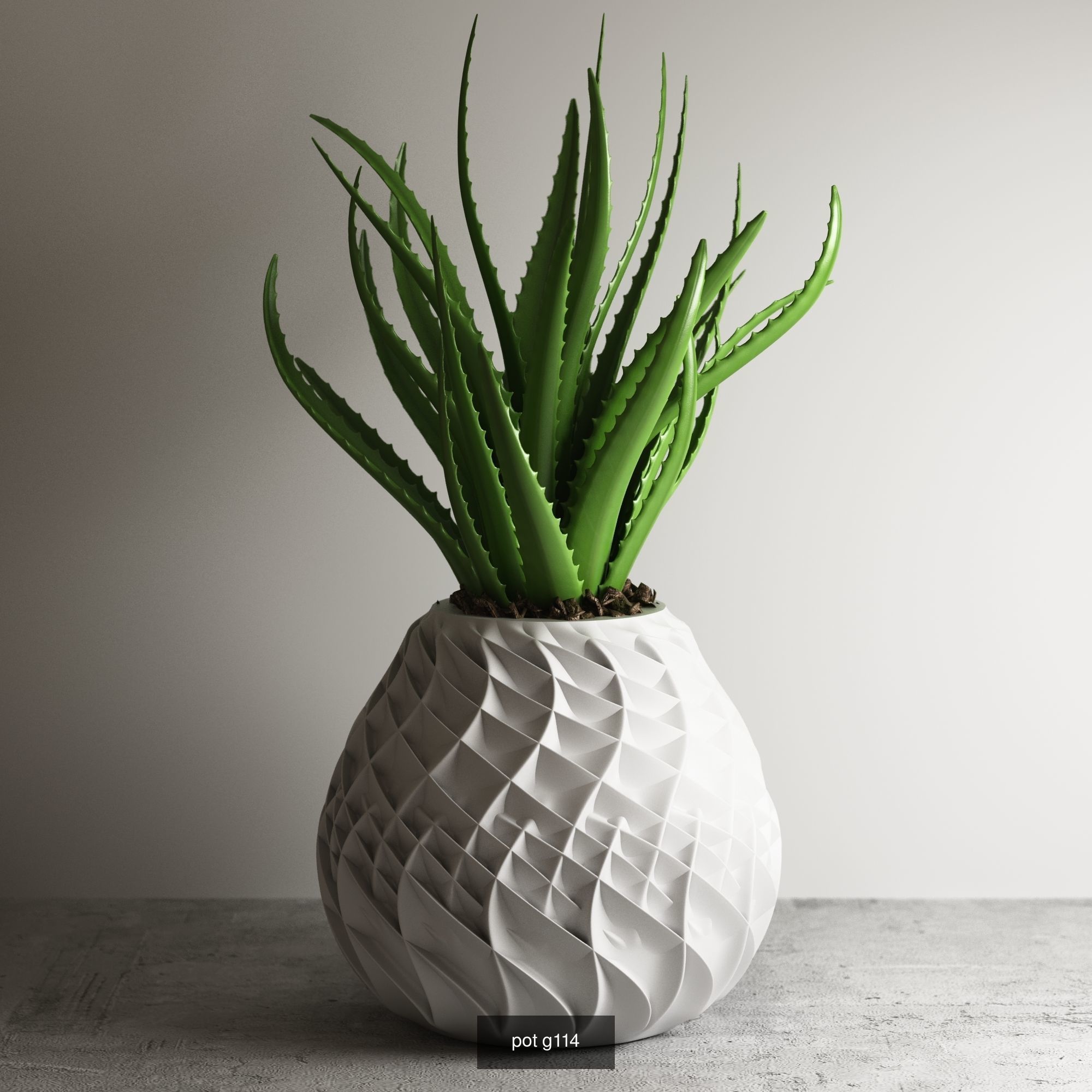 74 huge pot vase collection 3d print model a01 _21