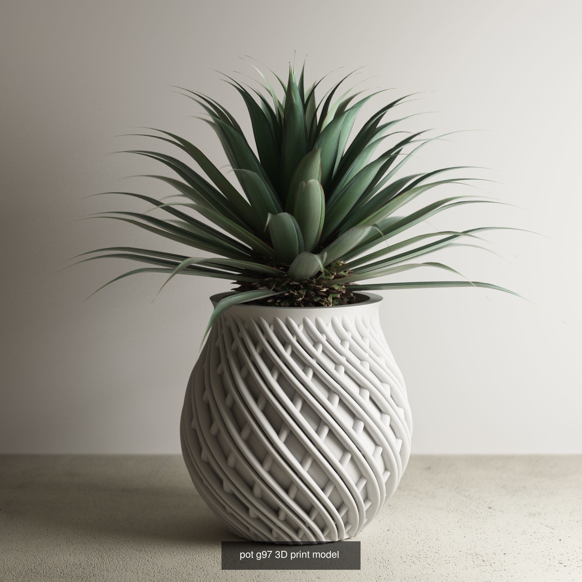 74 huge pot vase collection 3d print model a01 _37