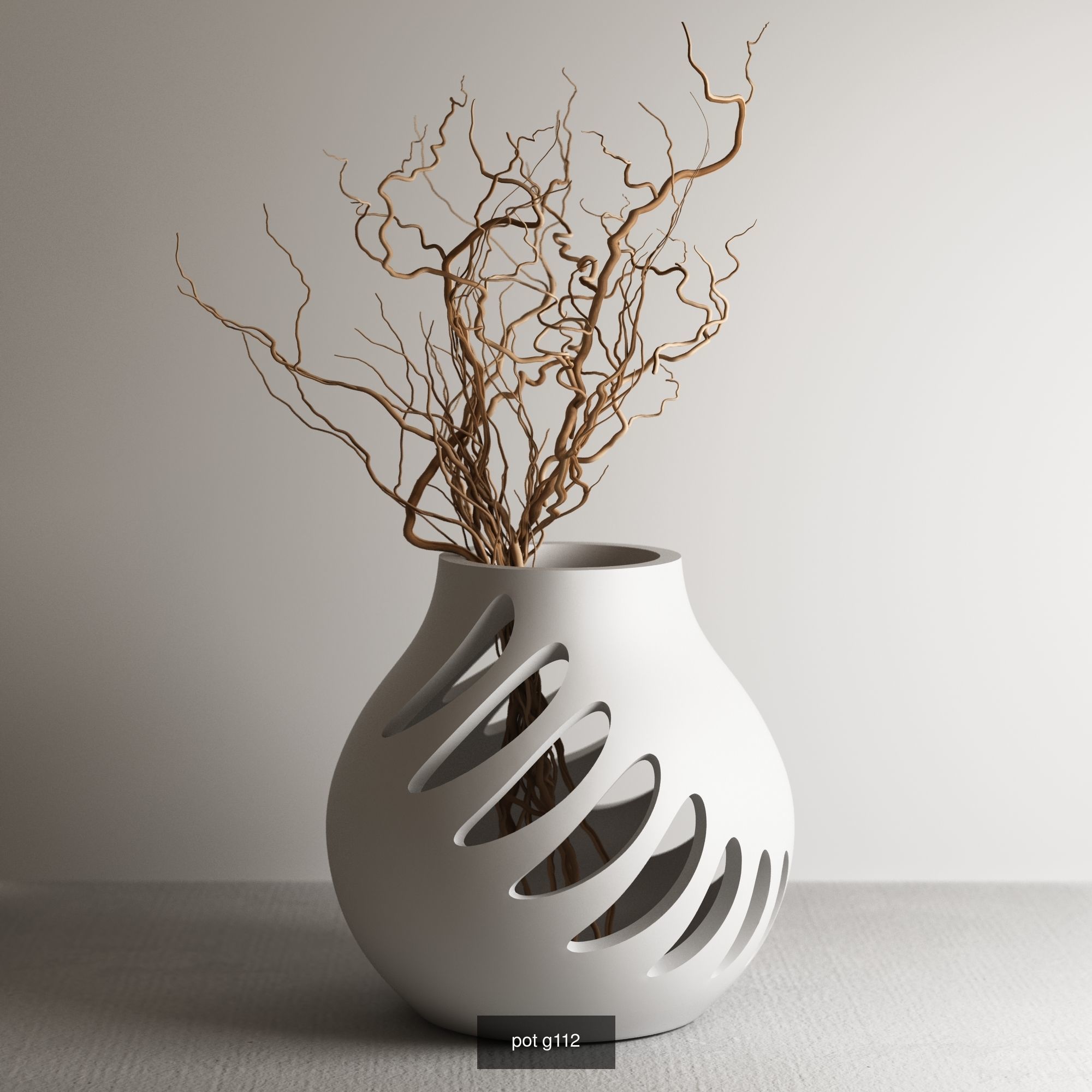 74 huge pot vase collection 3d print model a01 _23