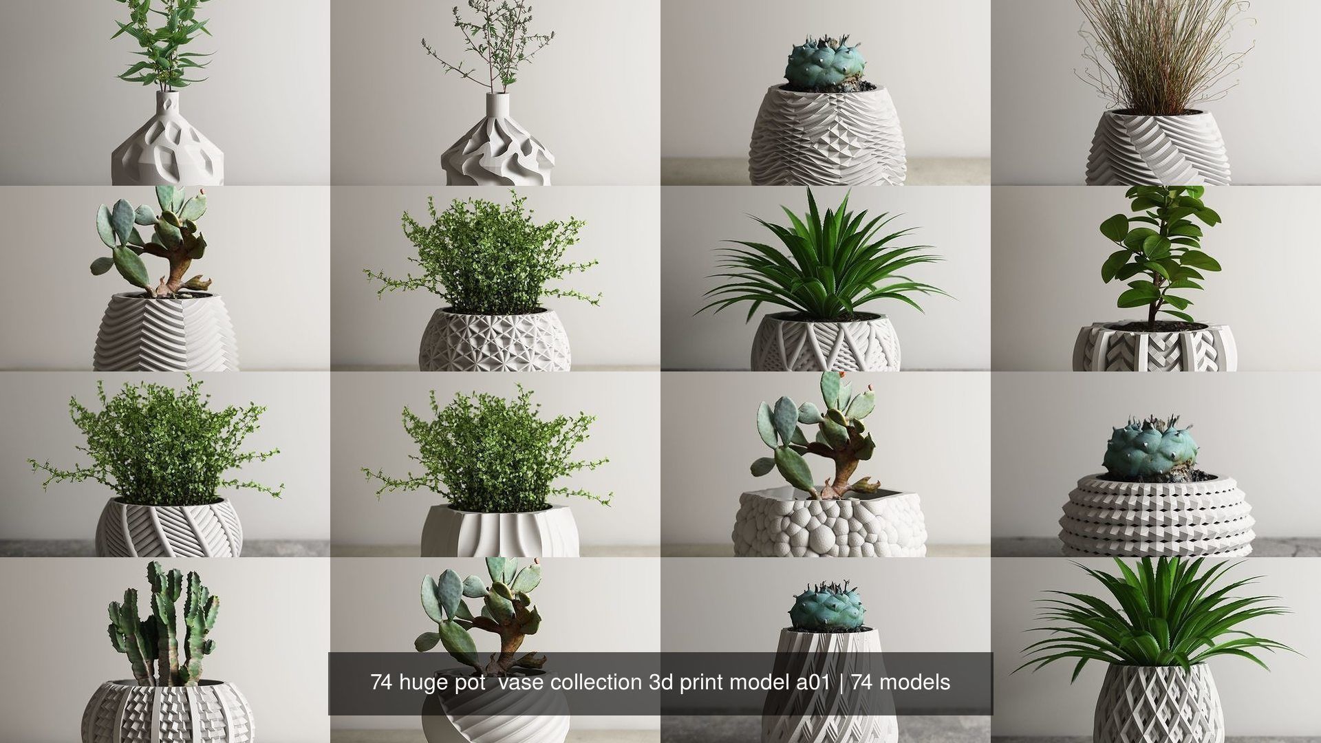 74 huge pot vase collection 3d print model a01 _5