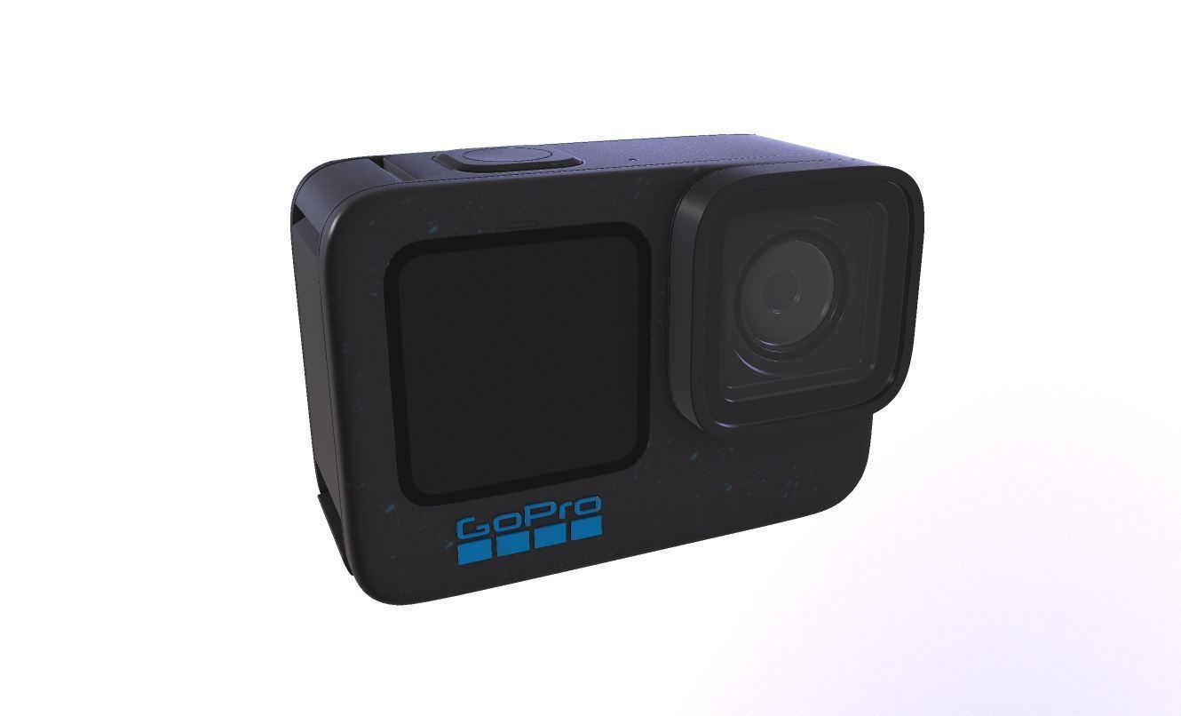 GoPro HERO 12 Black HyperSmooth 6 vesion and 5K Videos Free low-poly 3D model_5