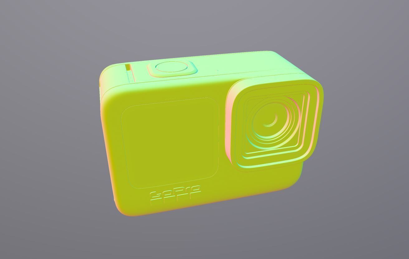 GoPro HERO 12 Black HyperSmooth 6 vesion and 5K Videos Free low-poly 3D model_10