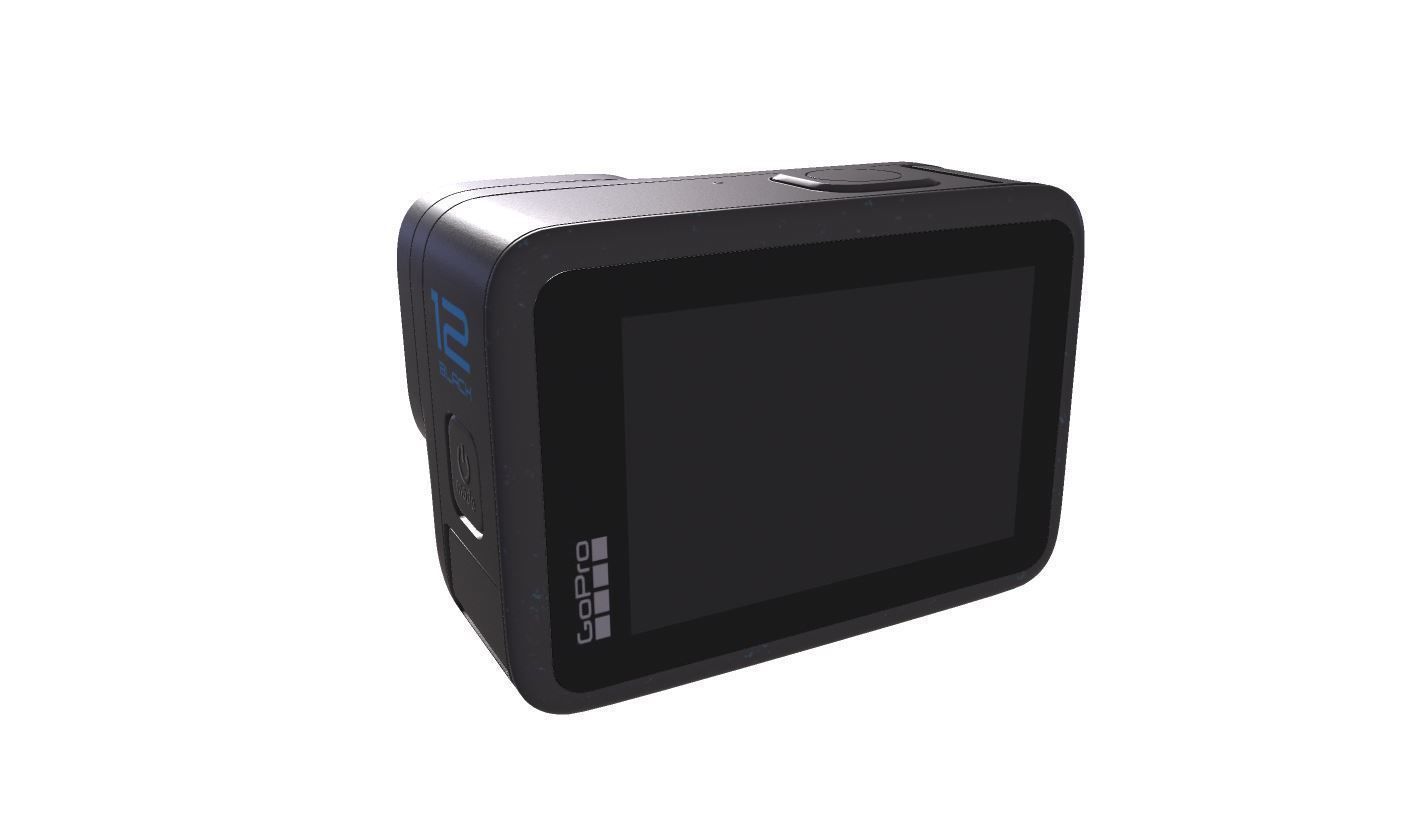 GoPro HERO 12 Black HyperSmooth 6 vesion and 5K Videos Free low-poly 3D model_7
