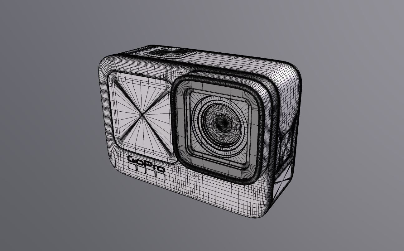 GoPro HERO 12 Black HyperSmooth 6 vesion and 5K Videos Free low-poly 3D model_12