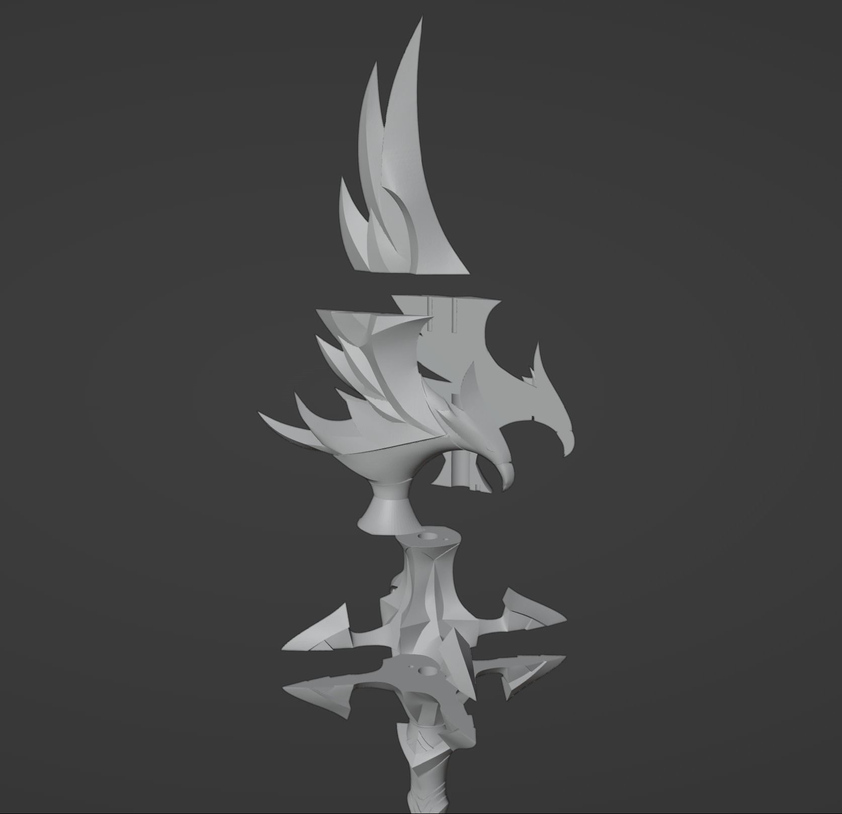 Genshin Impact - Missive Windspear - Shenhe Cosplay 3D print model_5