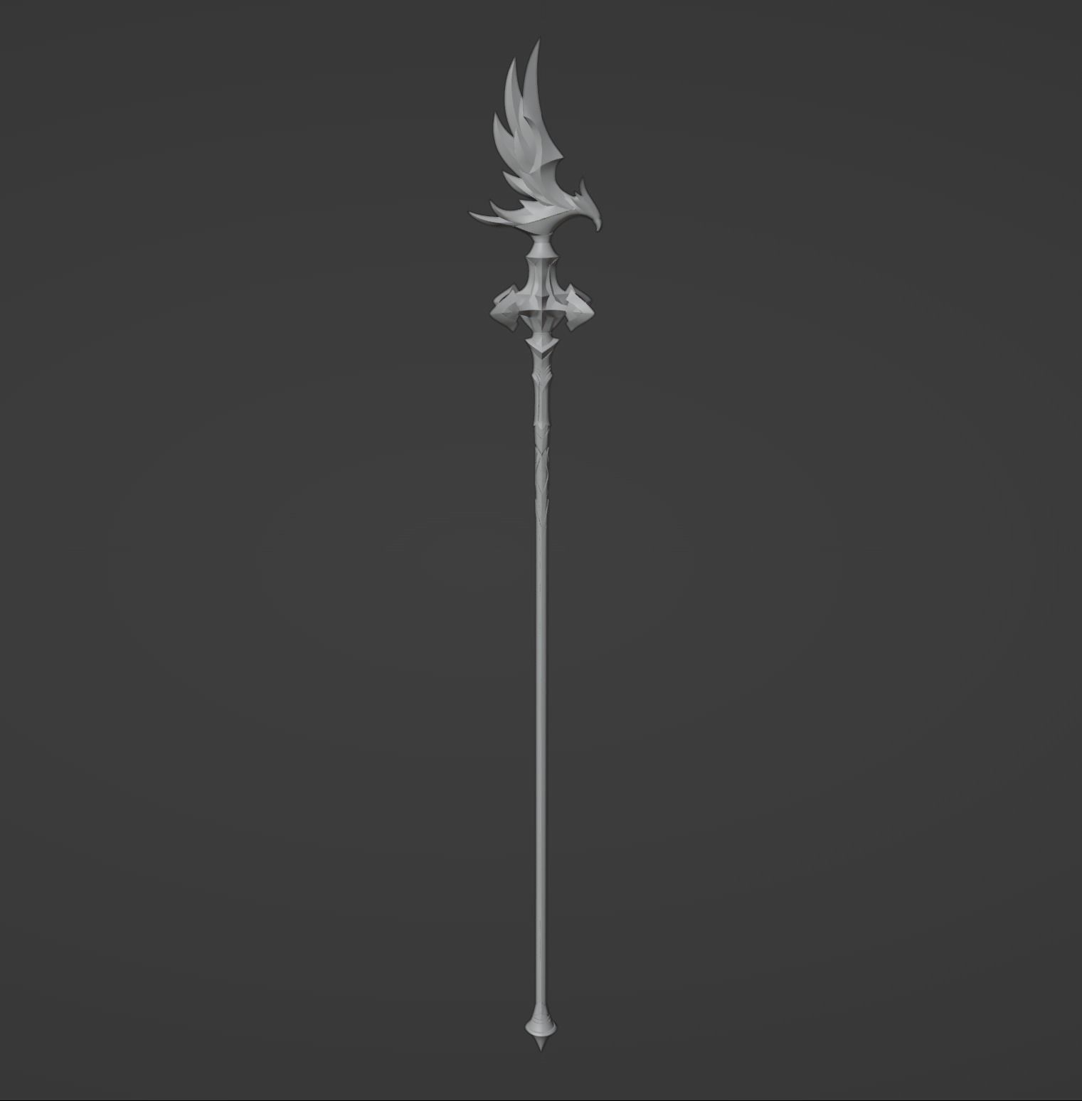 Genshin Impact - Missive Windspear - Shenhe Cosplay 3D print model_11