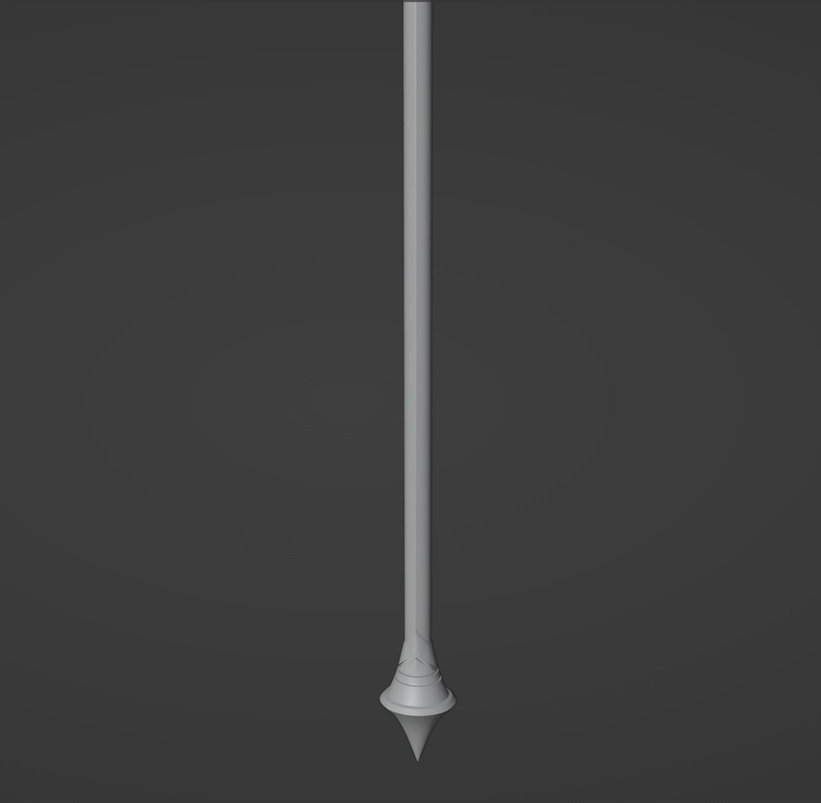 Genshin Impact - Missive Windspear - Shenhe Cosplay 3D print model_9