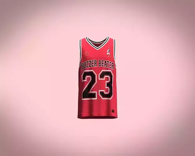 Mens Red Basketball Jersey
