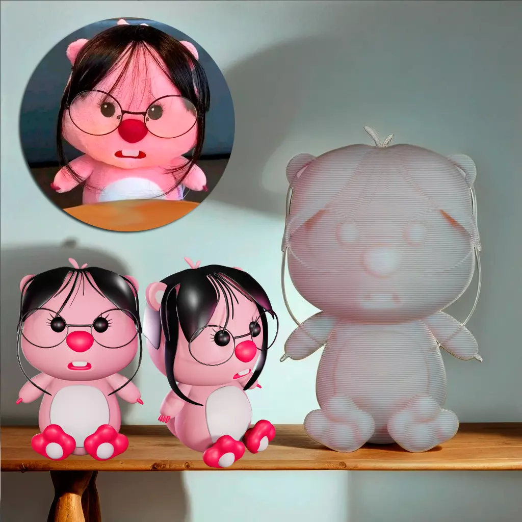 Meme Loopy Kawaii - Loopy Pororo 3D 3D print model_0