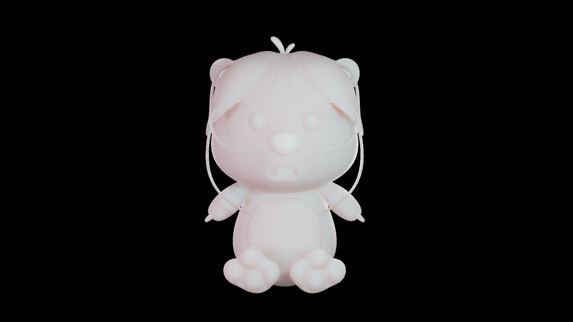 Meme Loopy Kawaii - Loopy Pororo 3D 3D print model_4