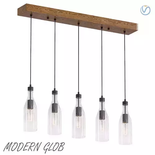 Linear Glass Shade Pendant