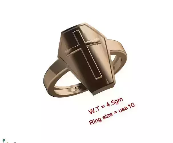 Cross Shield Ring
