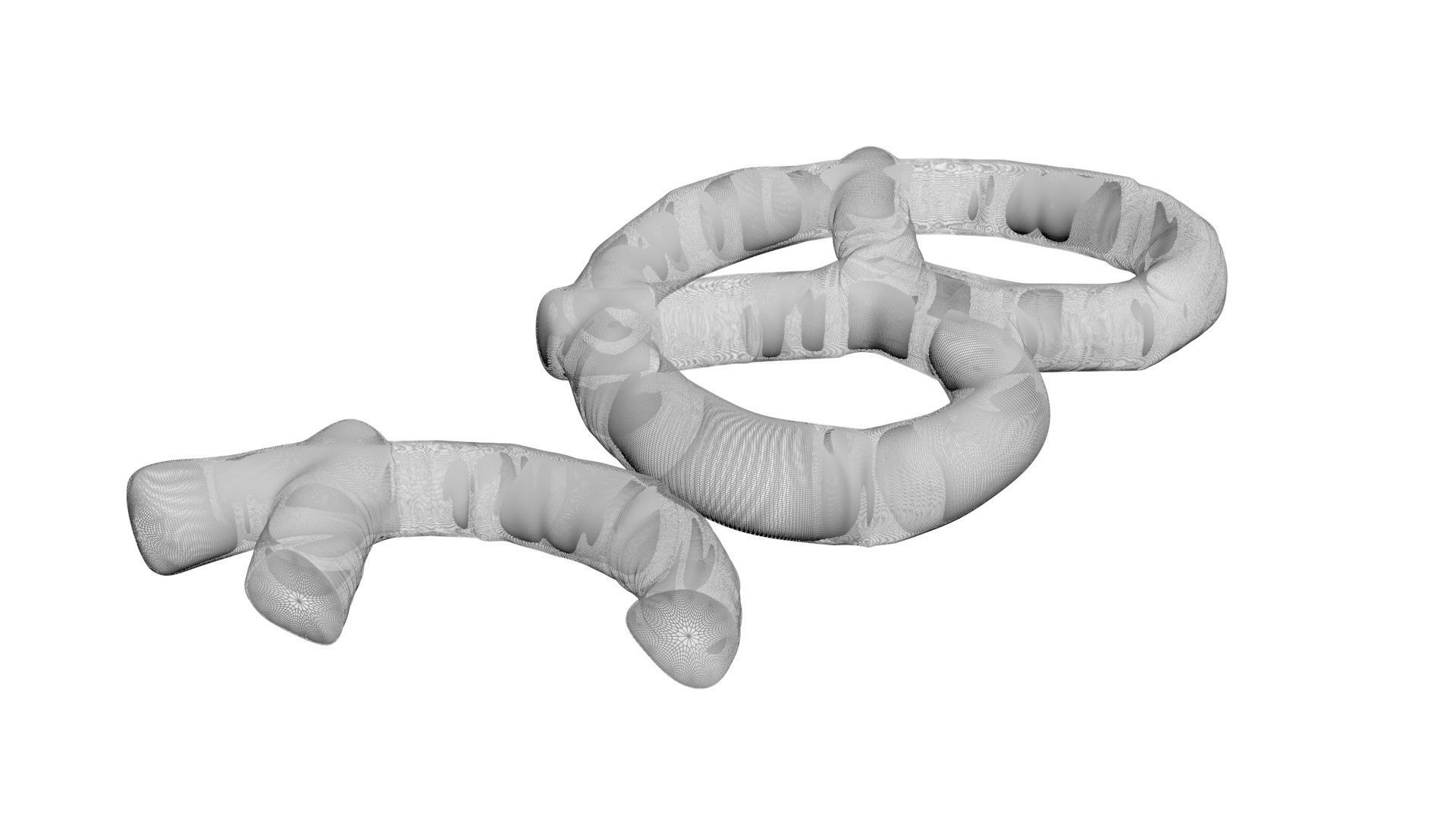 Orange Yogurt Covered Mini Pretzel Crackers 3D model_13