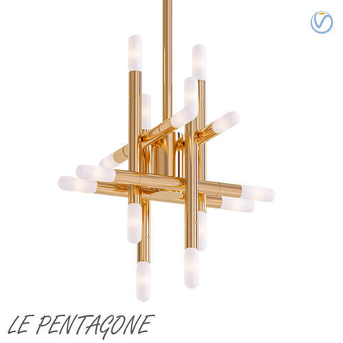 LE PENTAGONE PENDANT 3D model